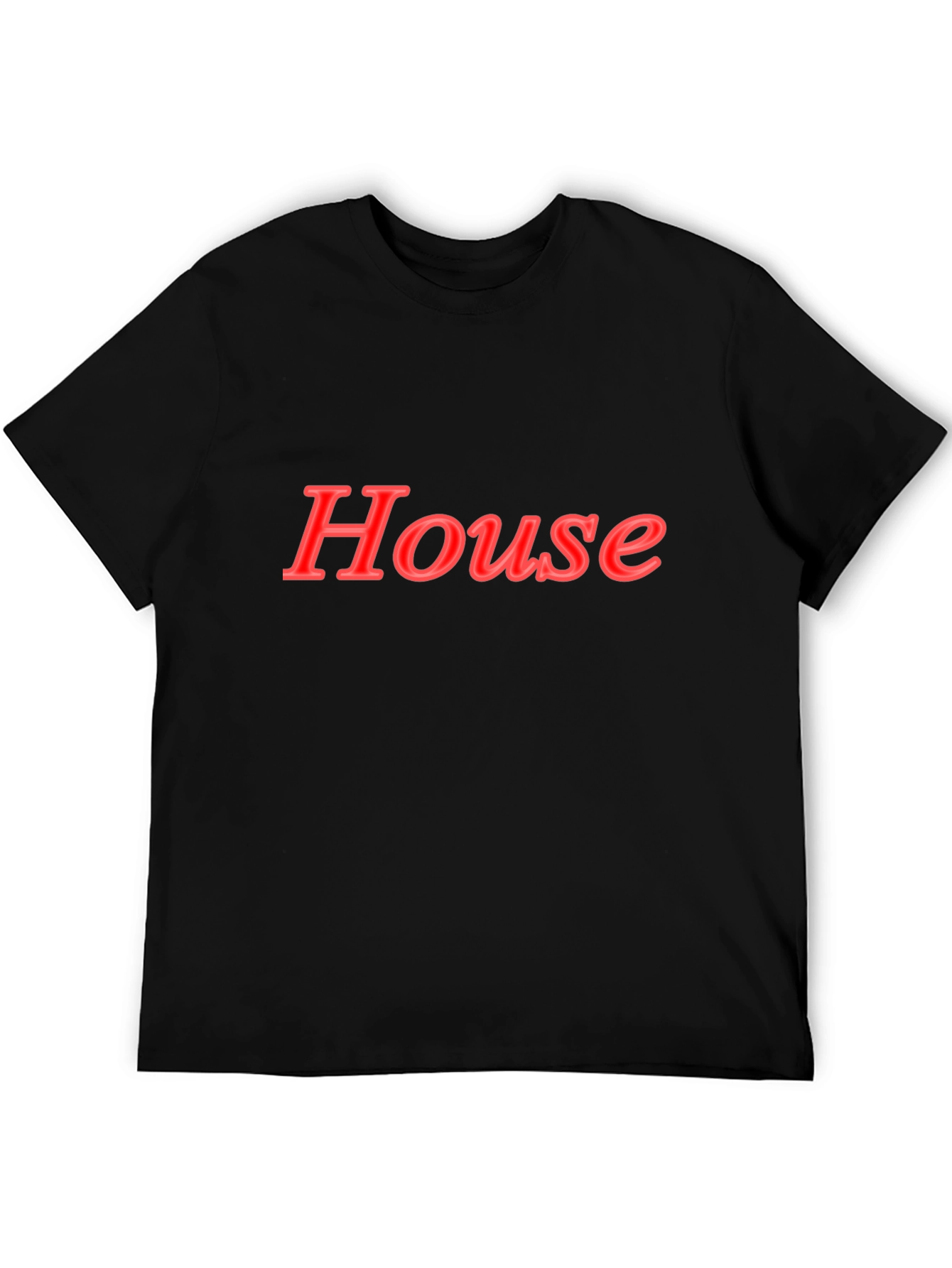House Graphic Black T-Shirt