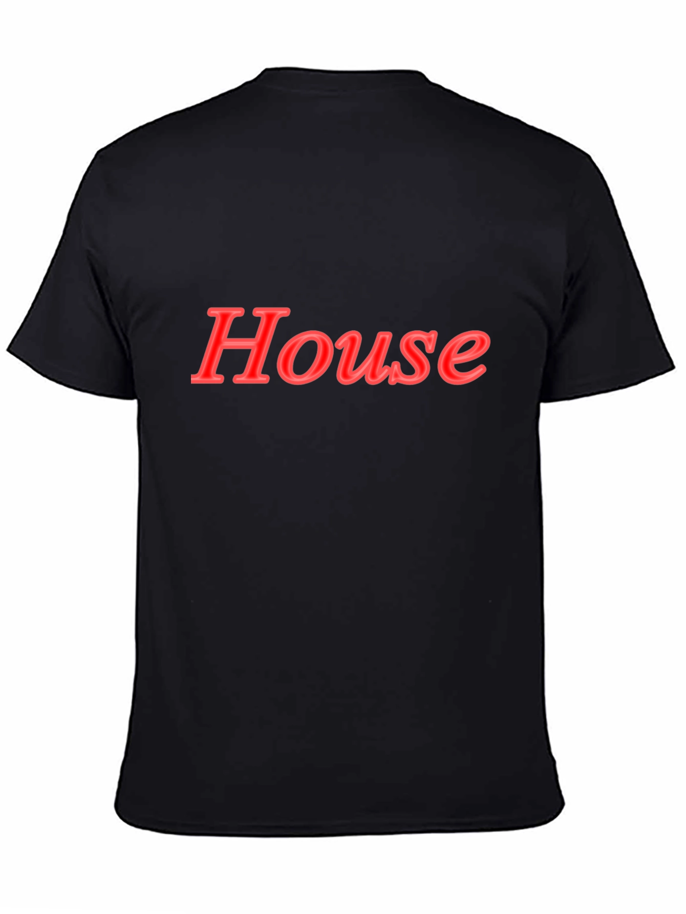 House Graphic Black T-Shirt