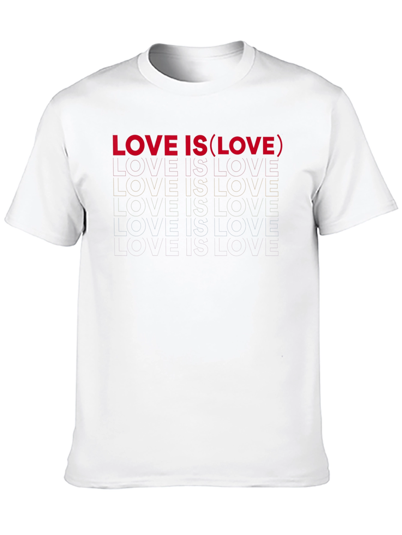 Love Is Love Black Graphic Tee