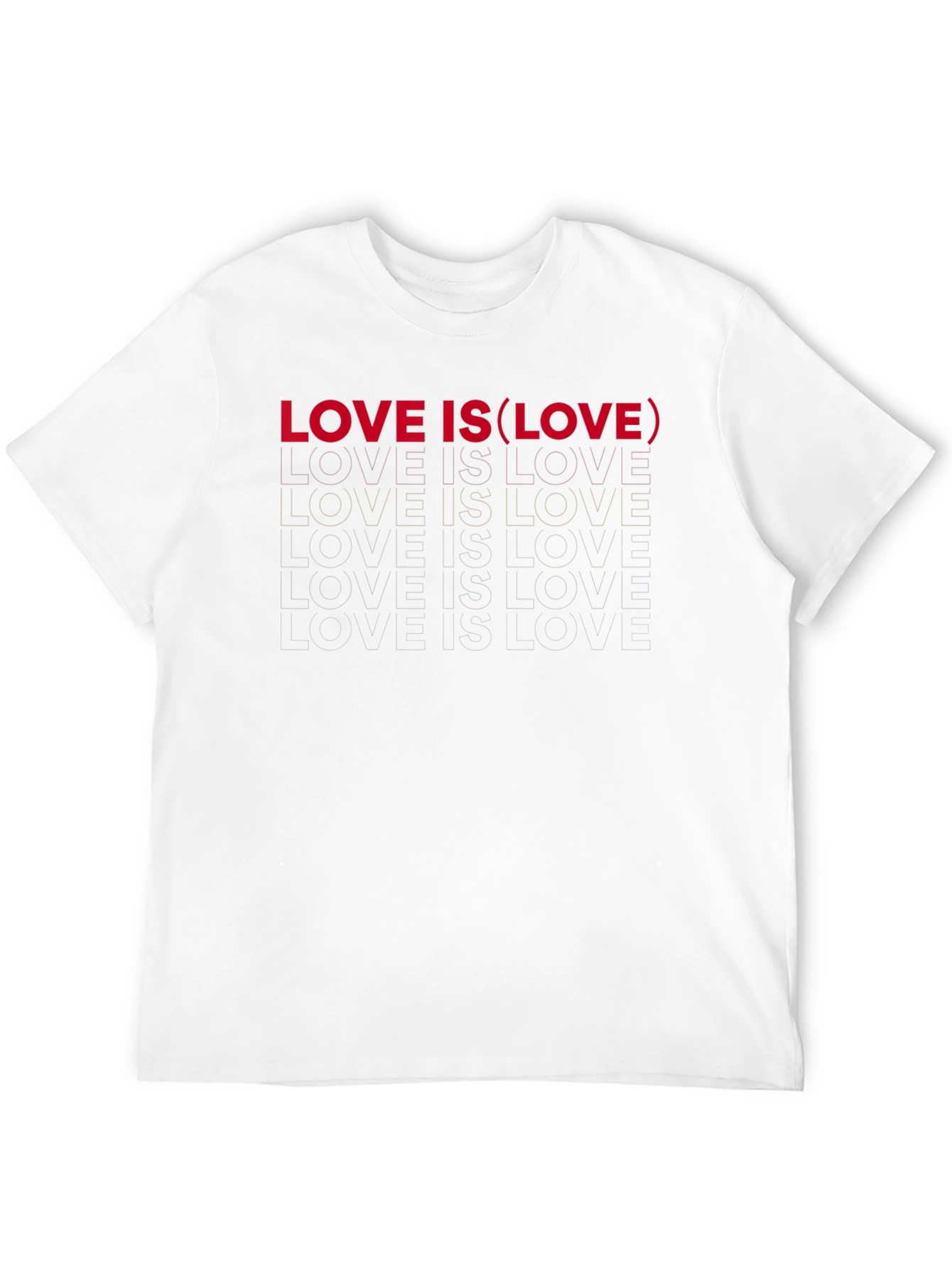 Love Is Love Black Graphic Tee