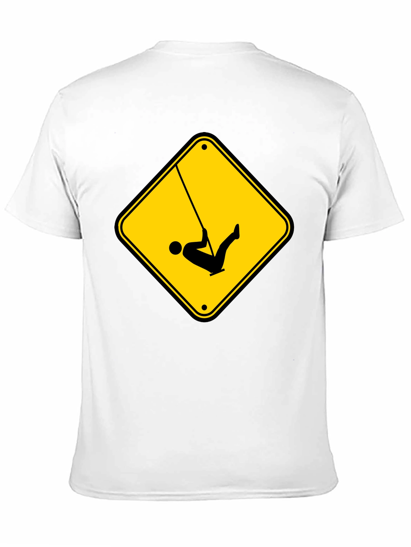 Caution Swing T-Shirt - Black Tee