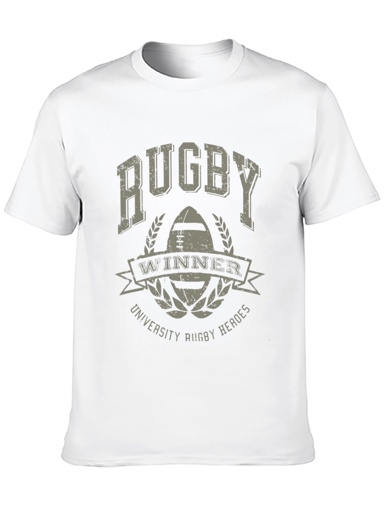 Rugby Winner University Heroes Graphic T-Shirt