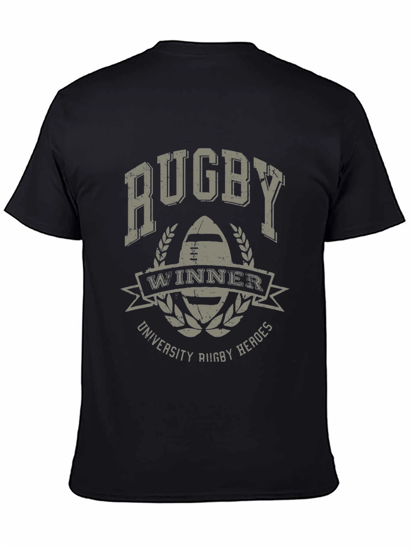 Rugby Winner University Heroes Graphic T-Shirt