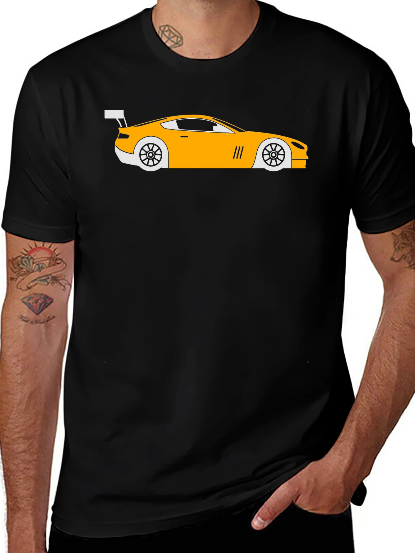 Racing Car Graphic Tee - Cool Automotive T-Shirt