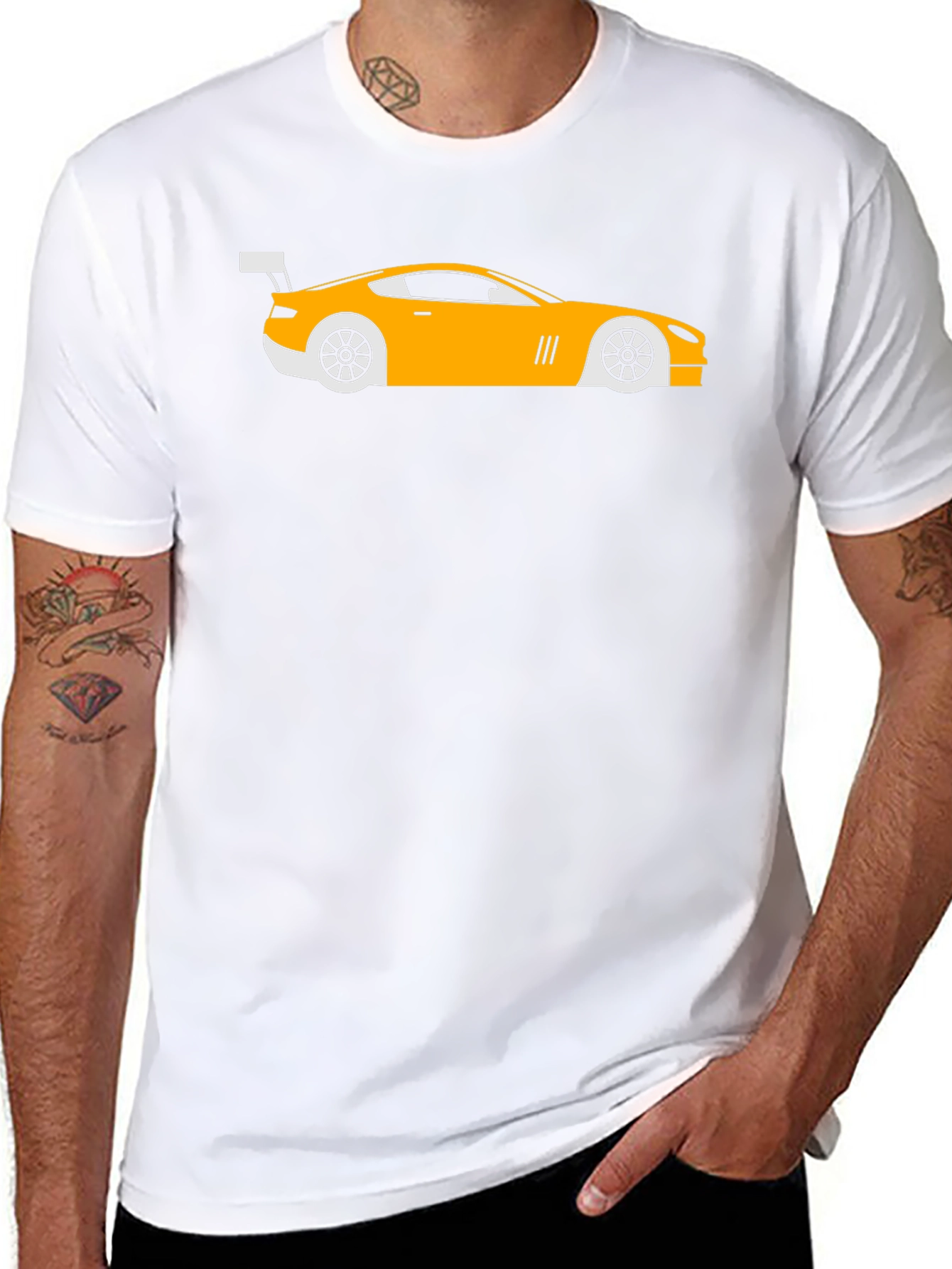 Racing Car Graphic Tee - Cool Automotive T-Shirt