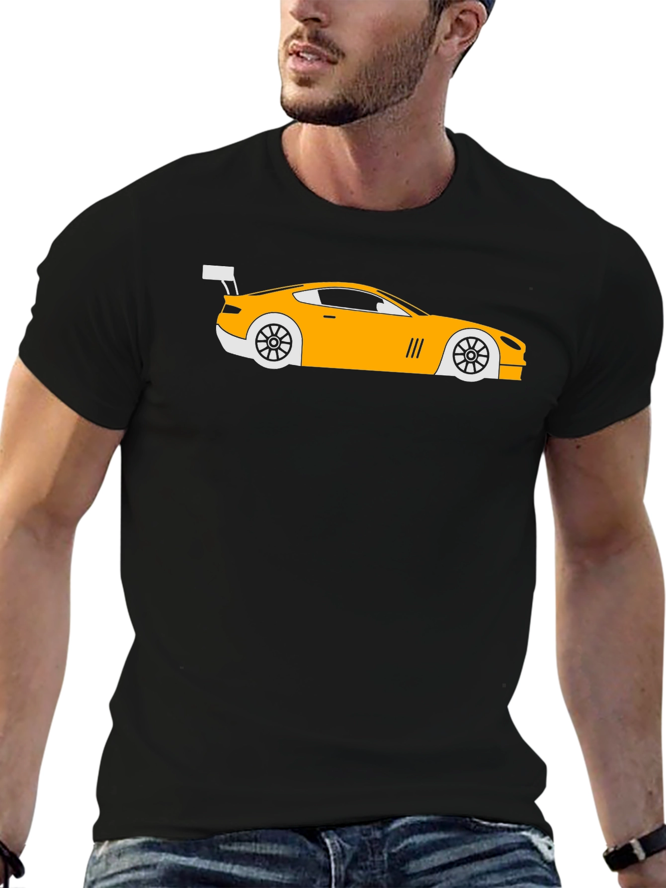 Racing Car Graphic Tee - Cool Automotive T-Shirt