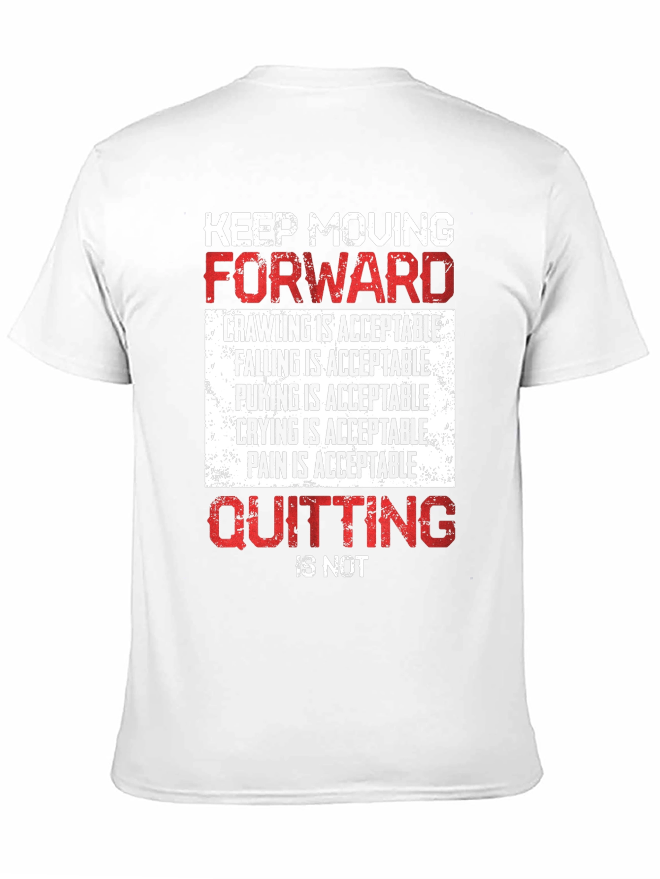 Motivational Graphic Tee - Keep Moving Forward