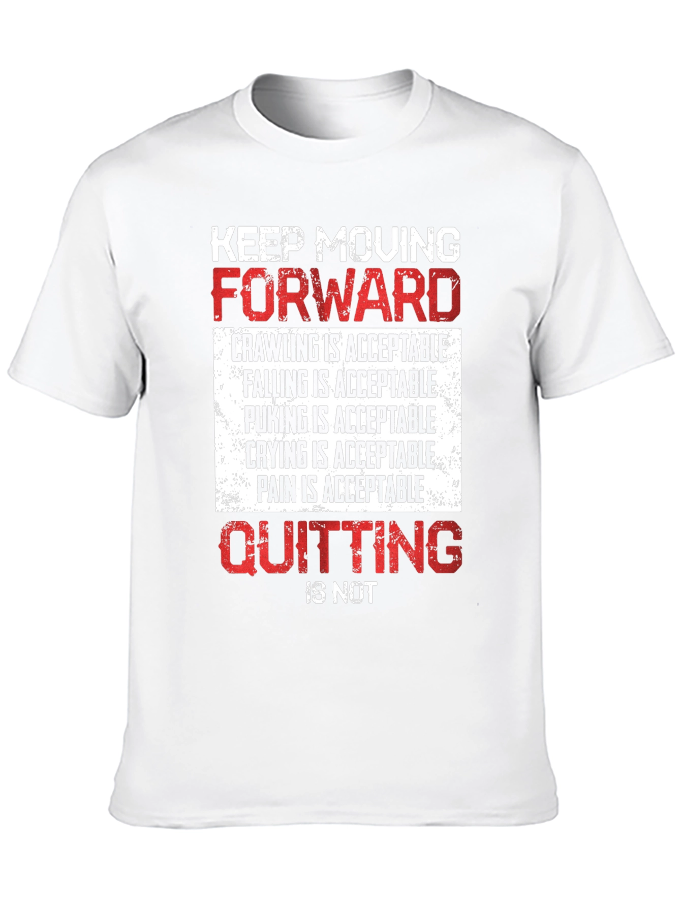 Motivational Graphic Tee - Keep Moving Forward