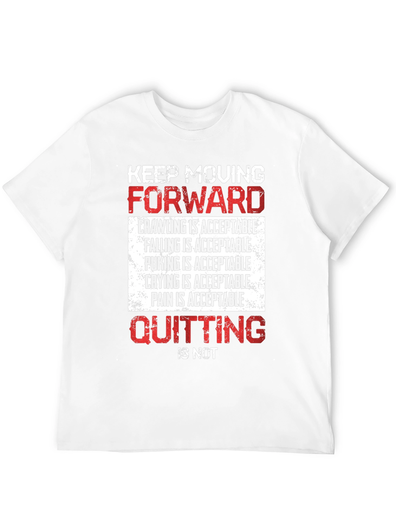Motivational Graphic Tee - Keep Moving Forward