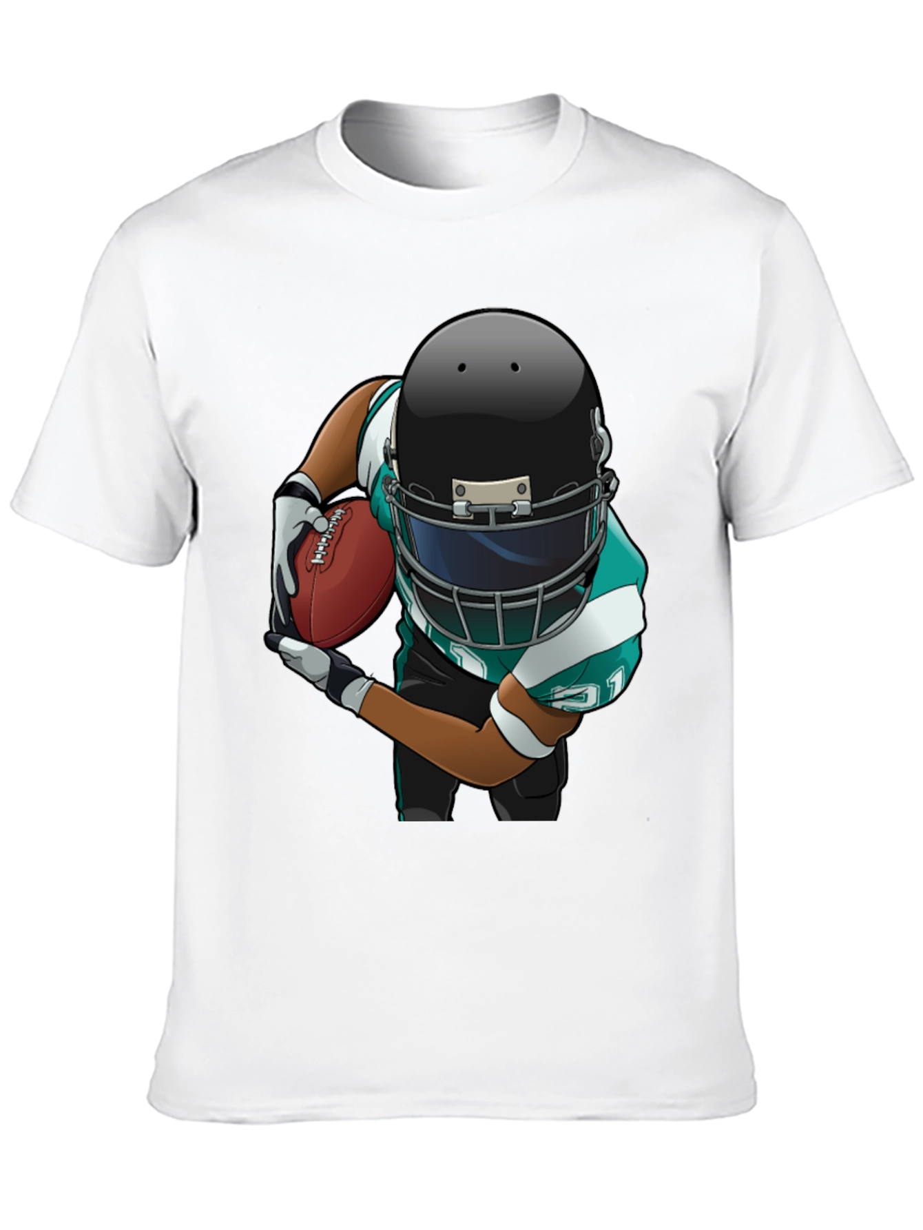 Football Player Graphic T-Shirt