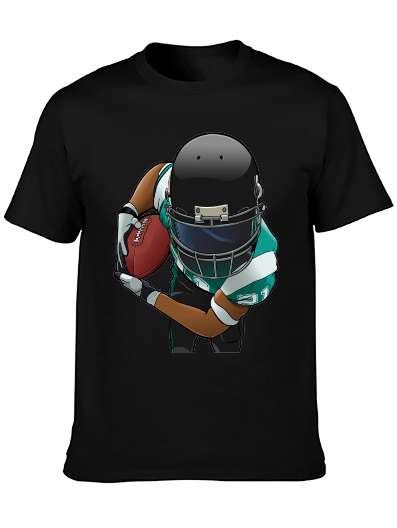 Football Player Graphic T-Shirt
