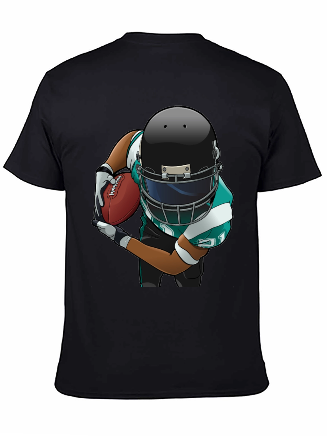 Football Player Graphic T-Shirt