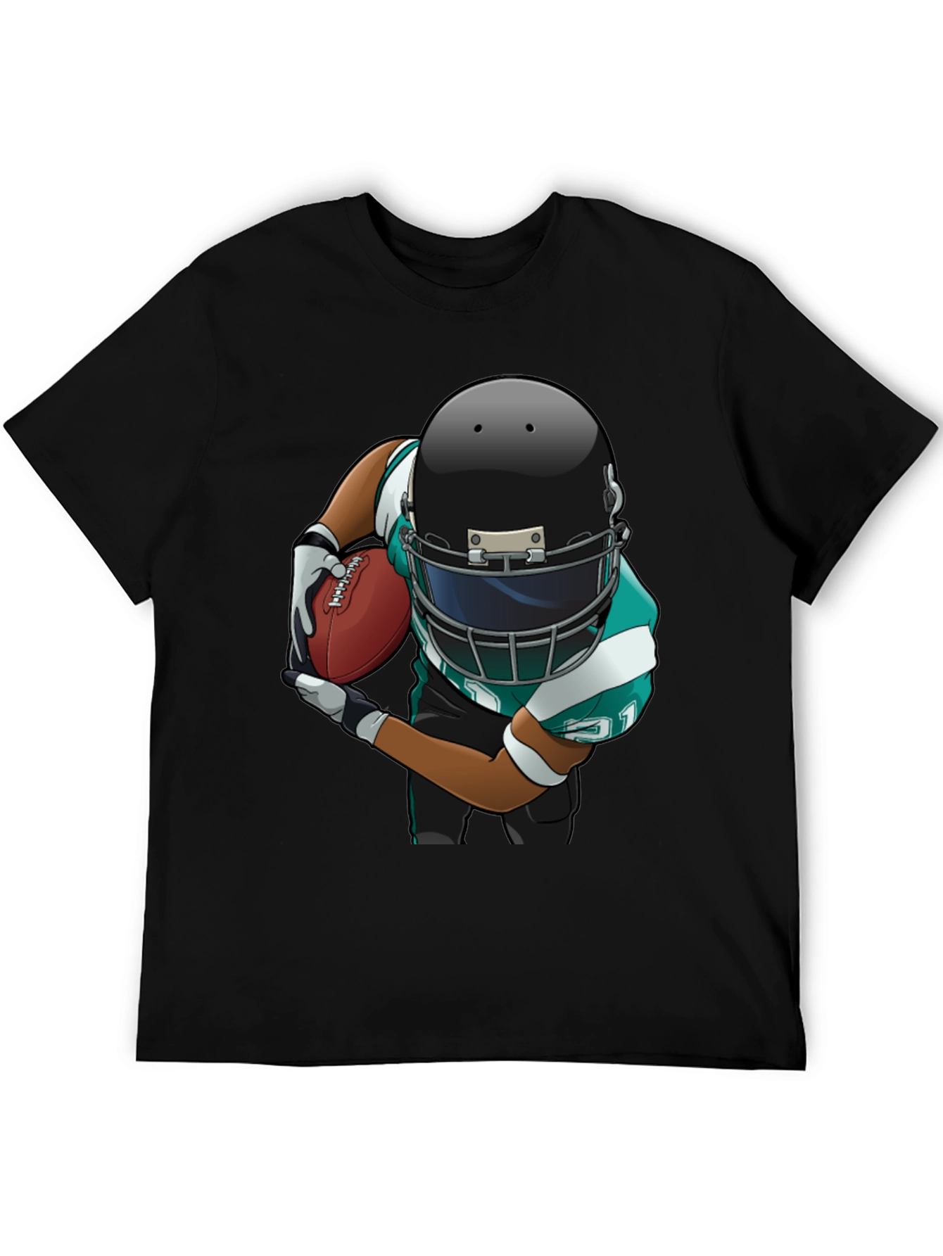 Football Player Graphic T-Shirt