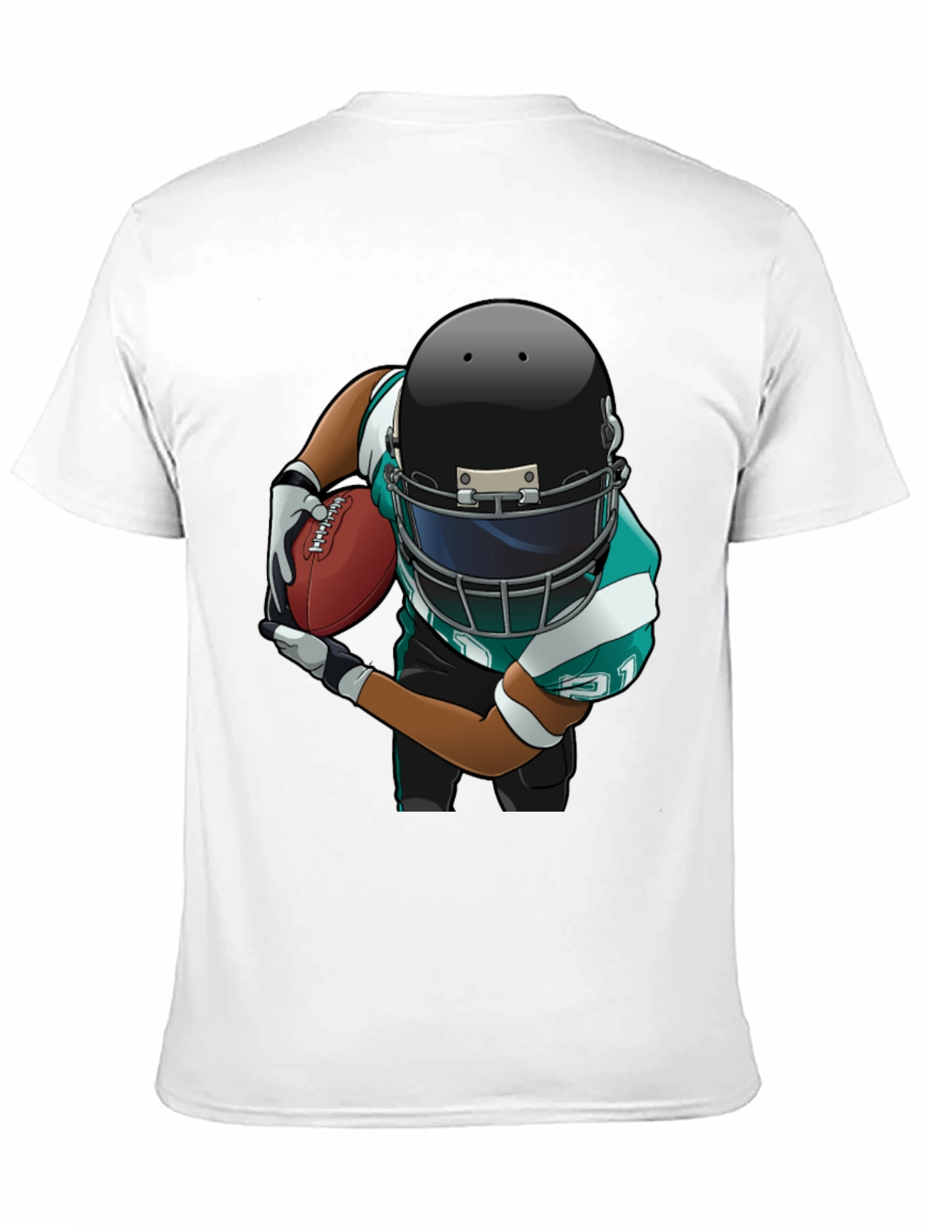 Football Player Graphic T-Shirt