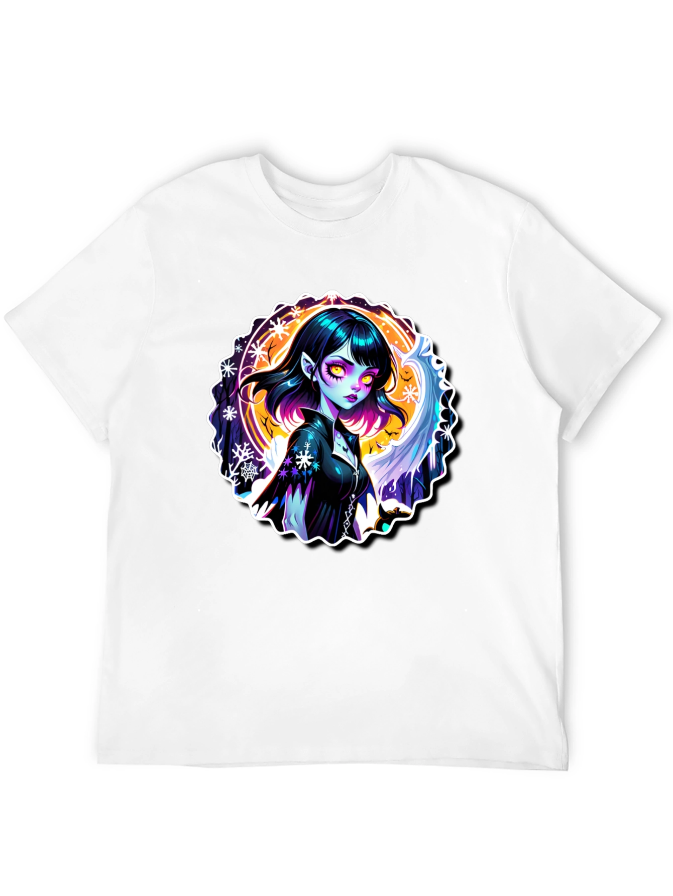 Gothic Vampire T-Shirt - Edgy & Unique Design
