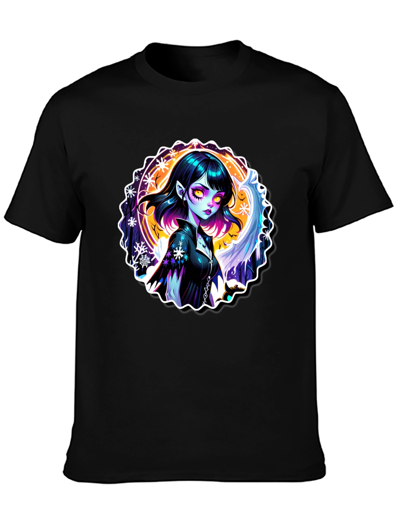 Gothic Vampire T-Shirt - Edgy & Unique Design
