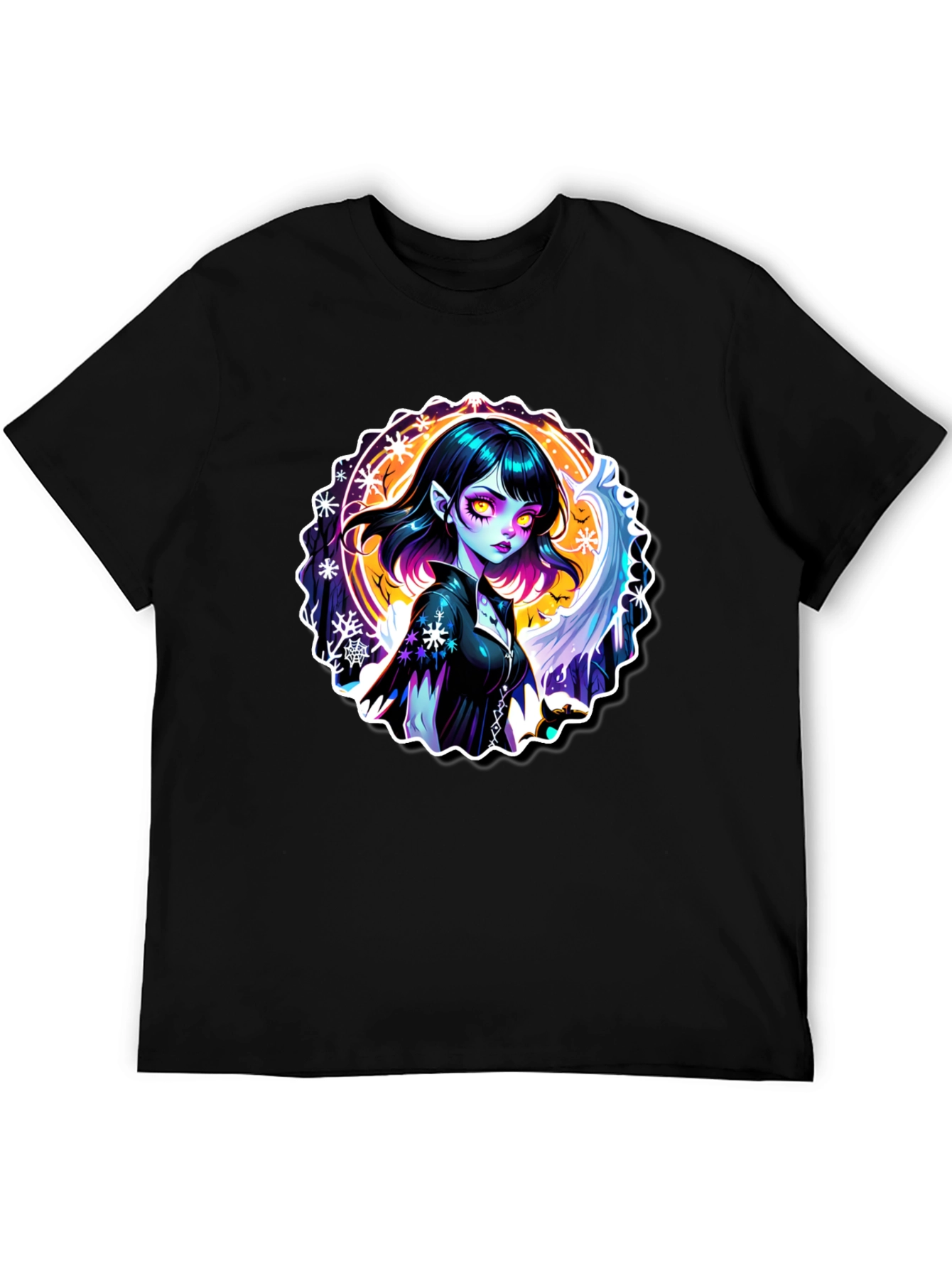 Gothic Vampire T-Shirt - Edgy & Unique Design