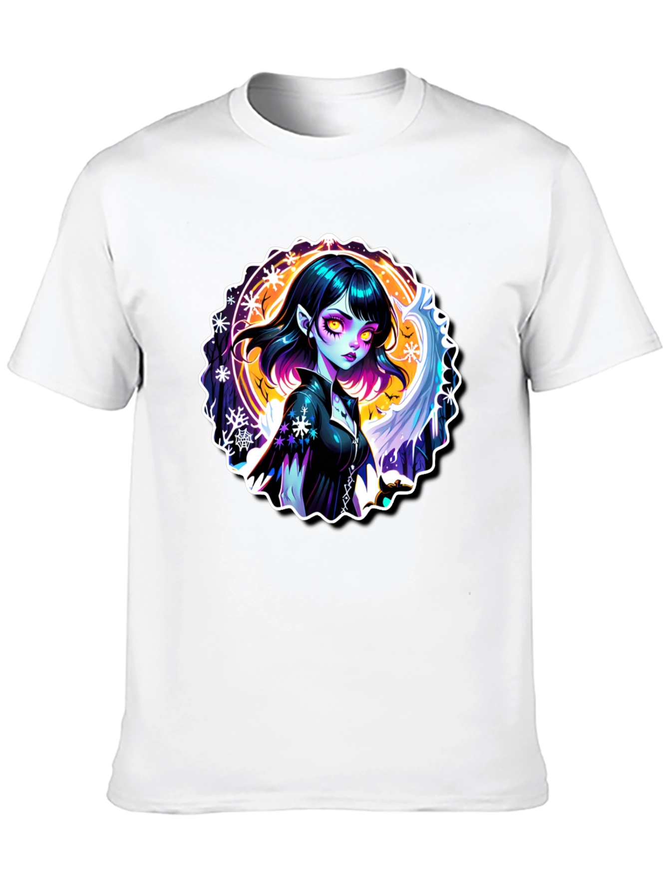Gothic Vampire T-Shirt - Edgy & Unique Design