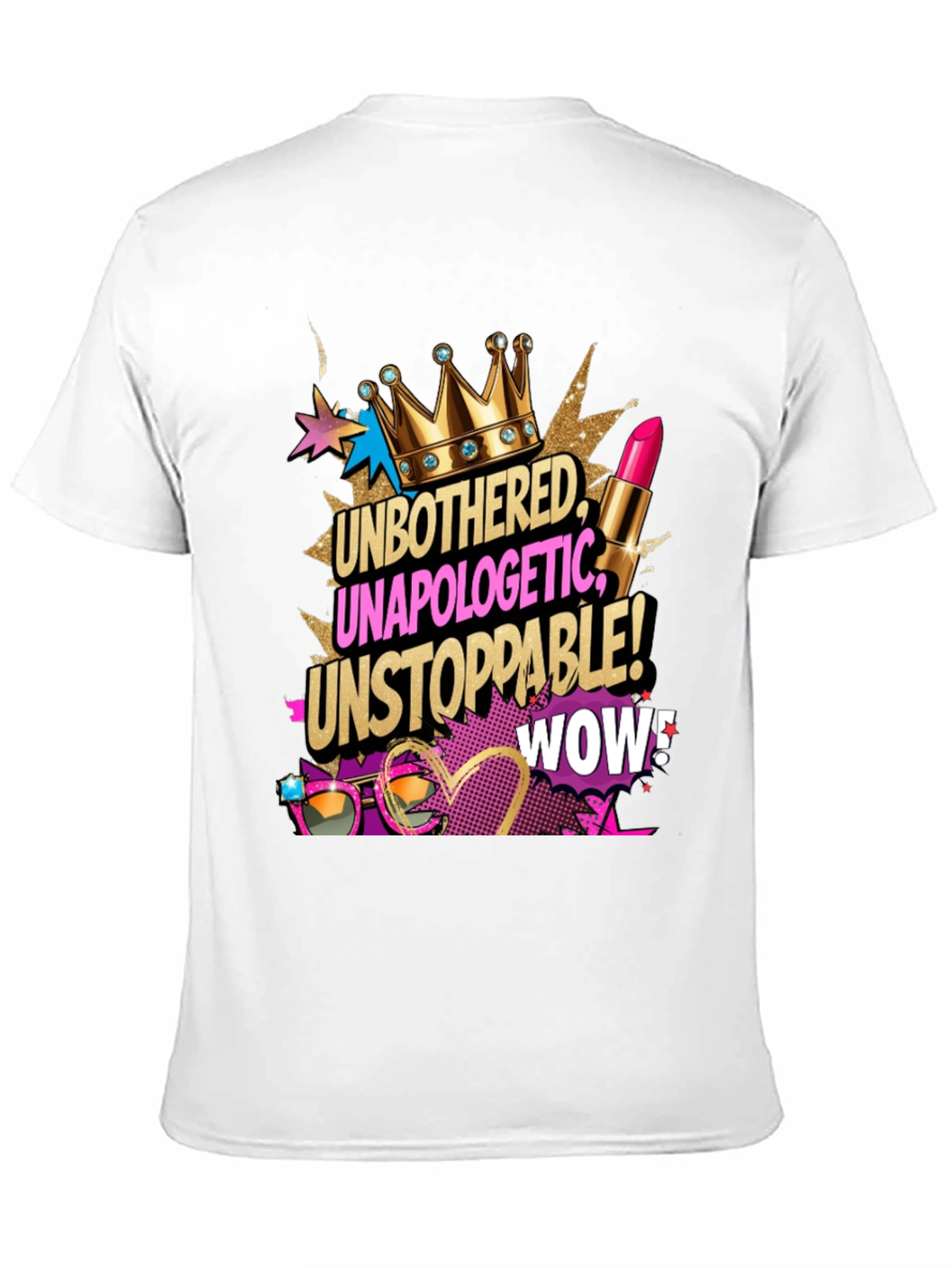Unbothered Unapologetic Tee - Black