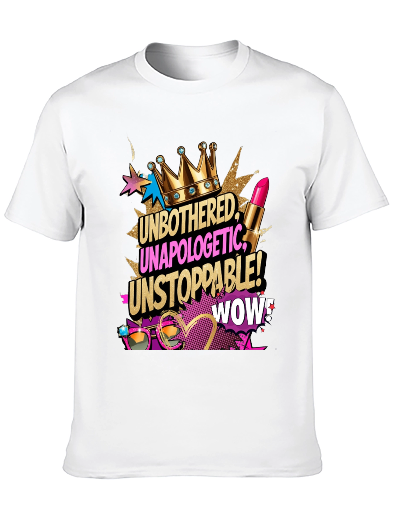 Unbothered Unapologetic Tee - Black