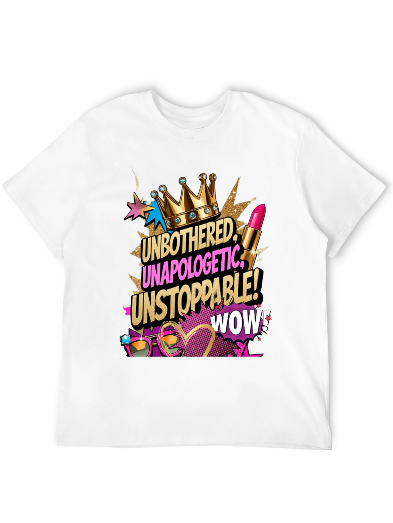 Unbothered Unapologetic Tee - Black