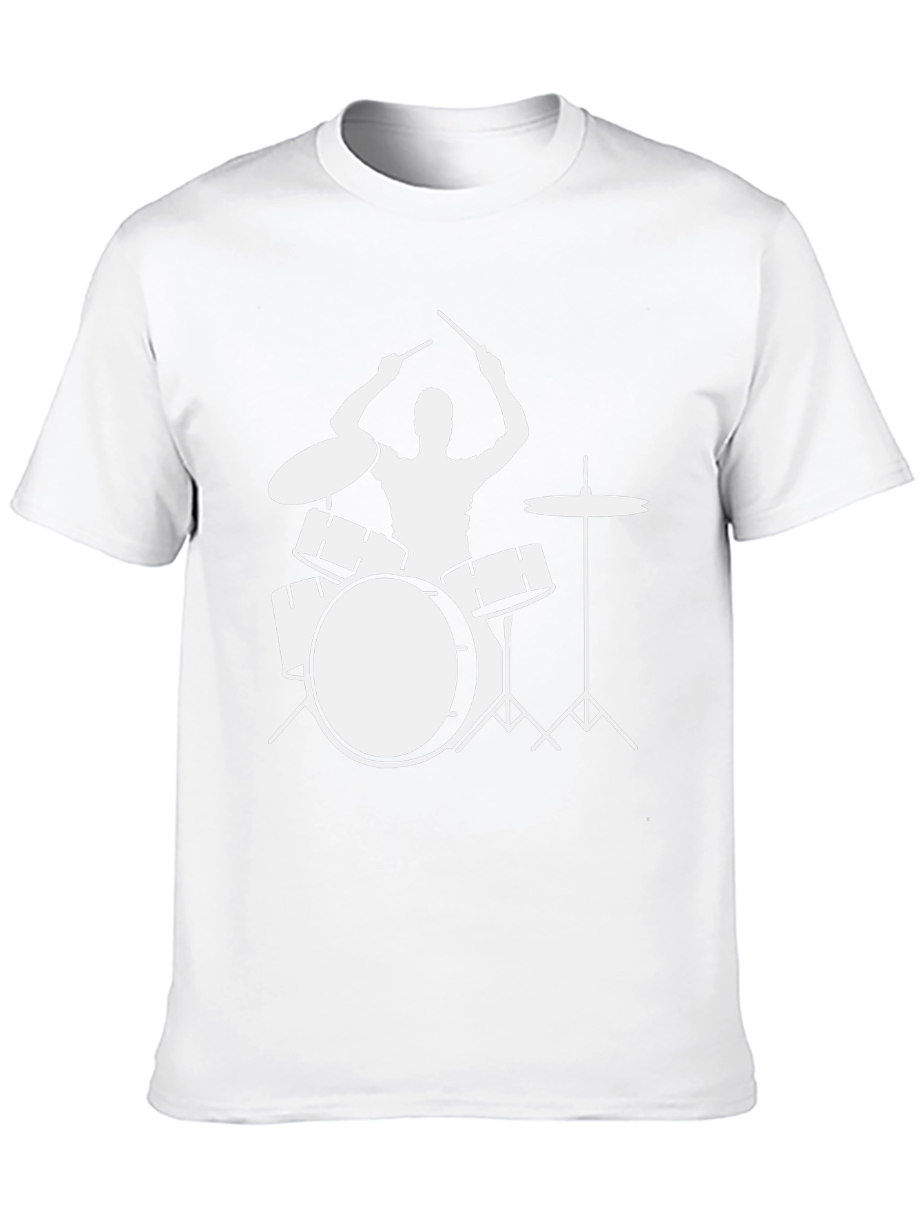 Drummer Silhouette T-Shirt - Musician Tee