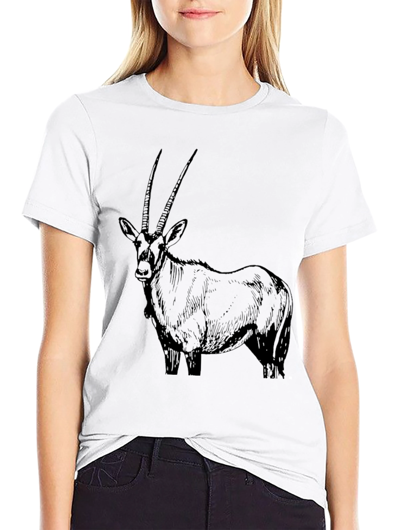 Oryx Graphic Tee - Unisex Black T-Shirt