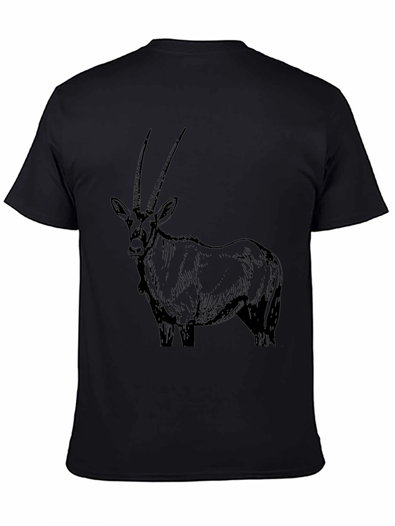 Oryx Graphic Tee - Unisex Black T-Shirt
