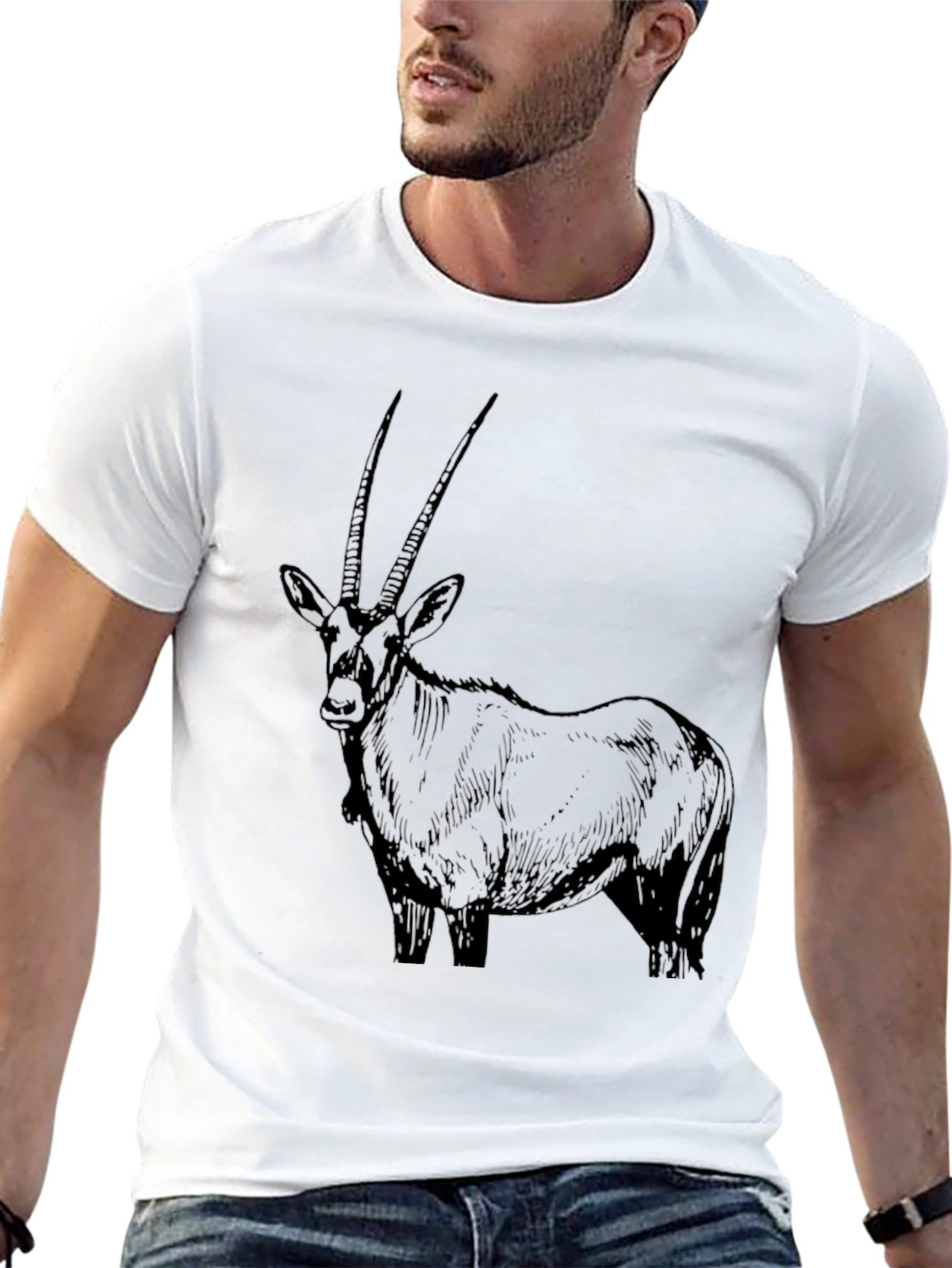 Oryx Graphic Tee - Unisex Black T-Shirt