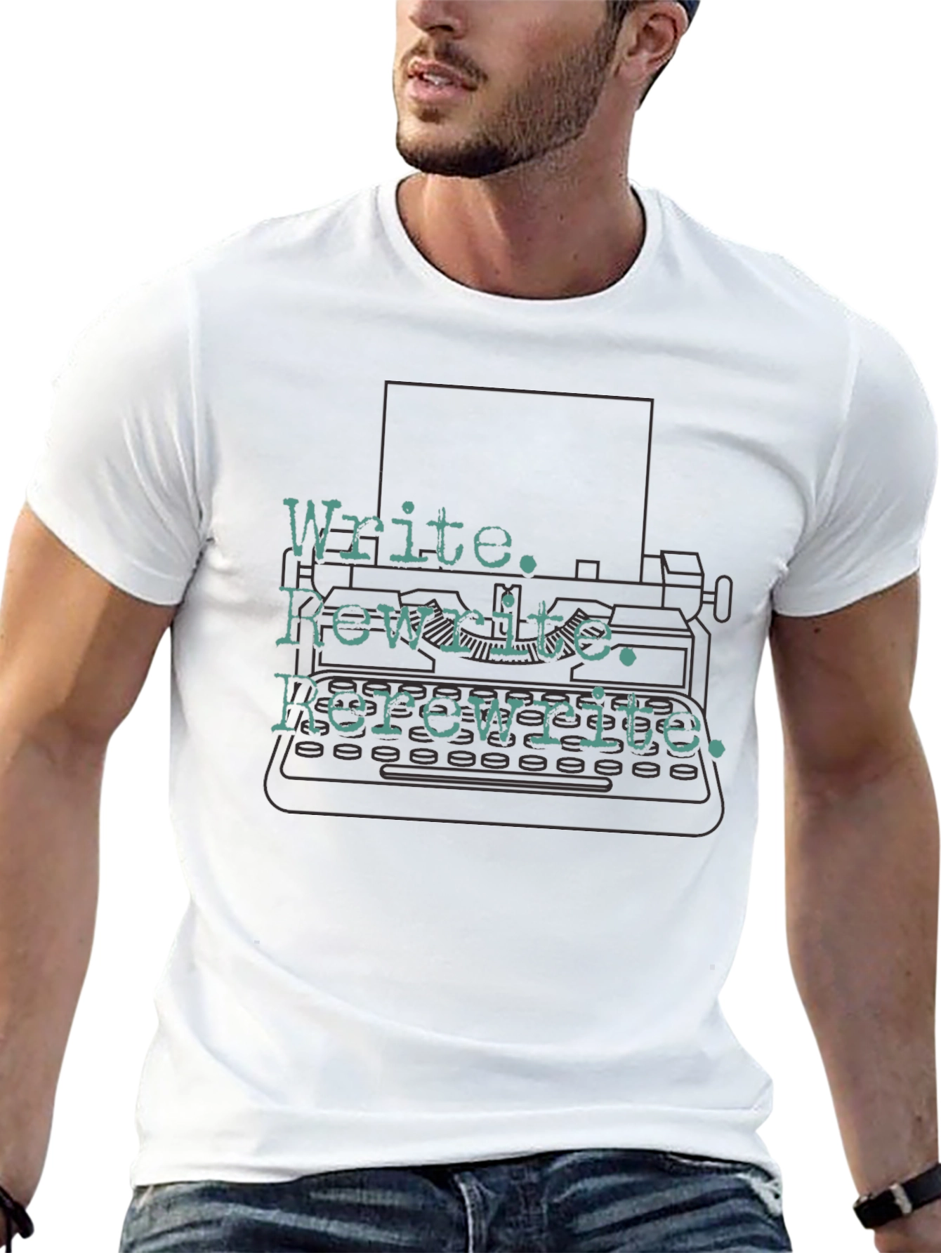 Write. Rewrite. Rerewrite. Writers T-Shirt