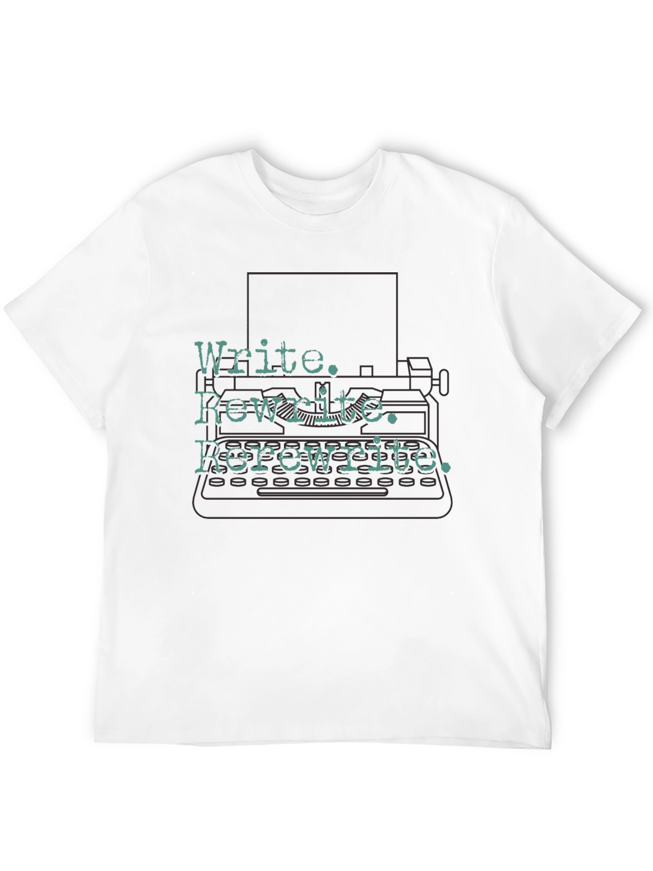 Write. Rewrite. Rerewrite. Writers T-Shirt