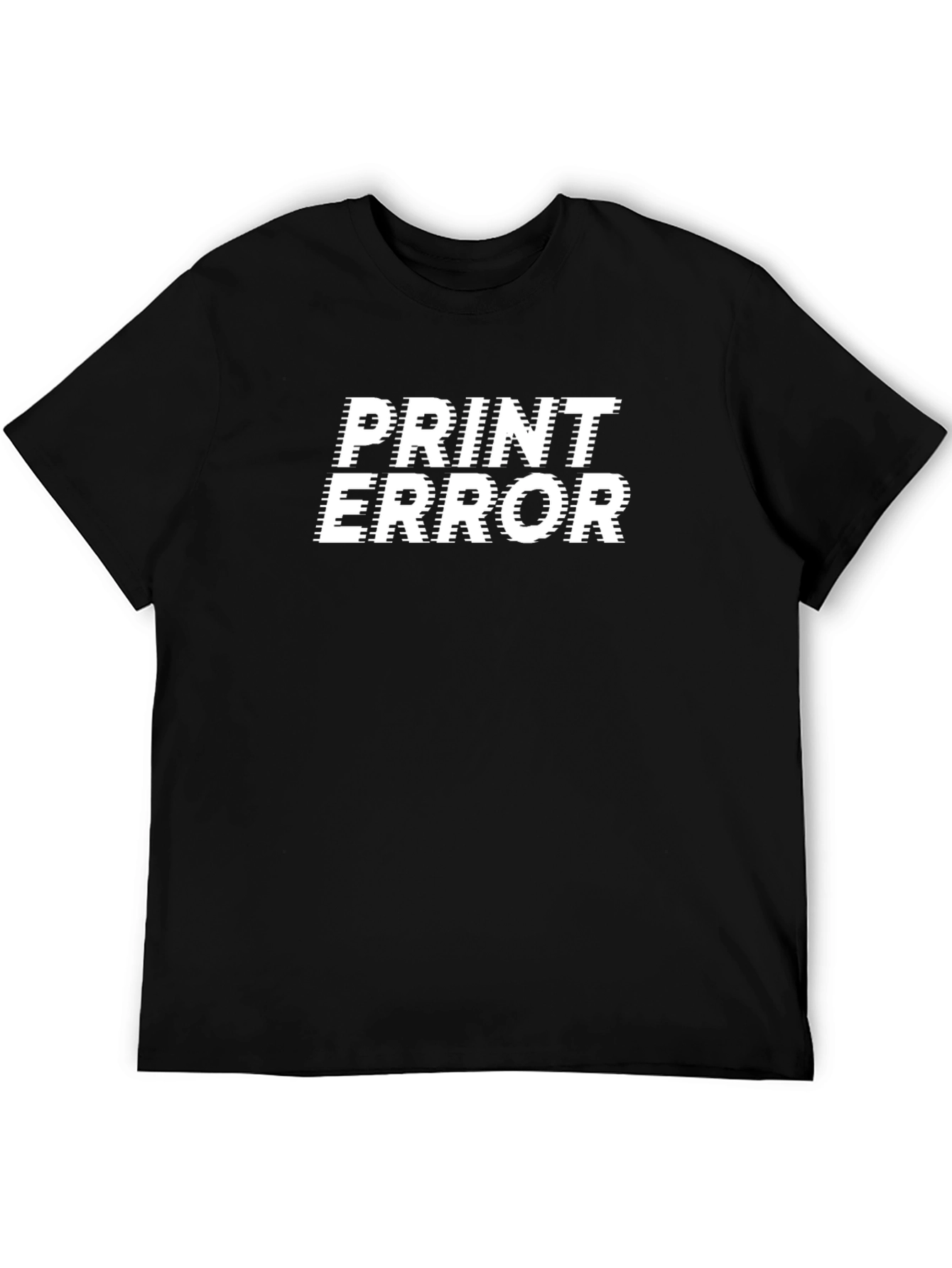Print Error Graphic Tee - Bold Streetwear Style
