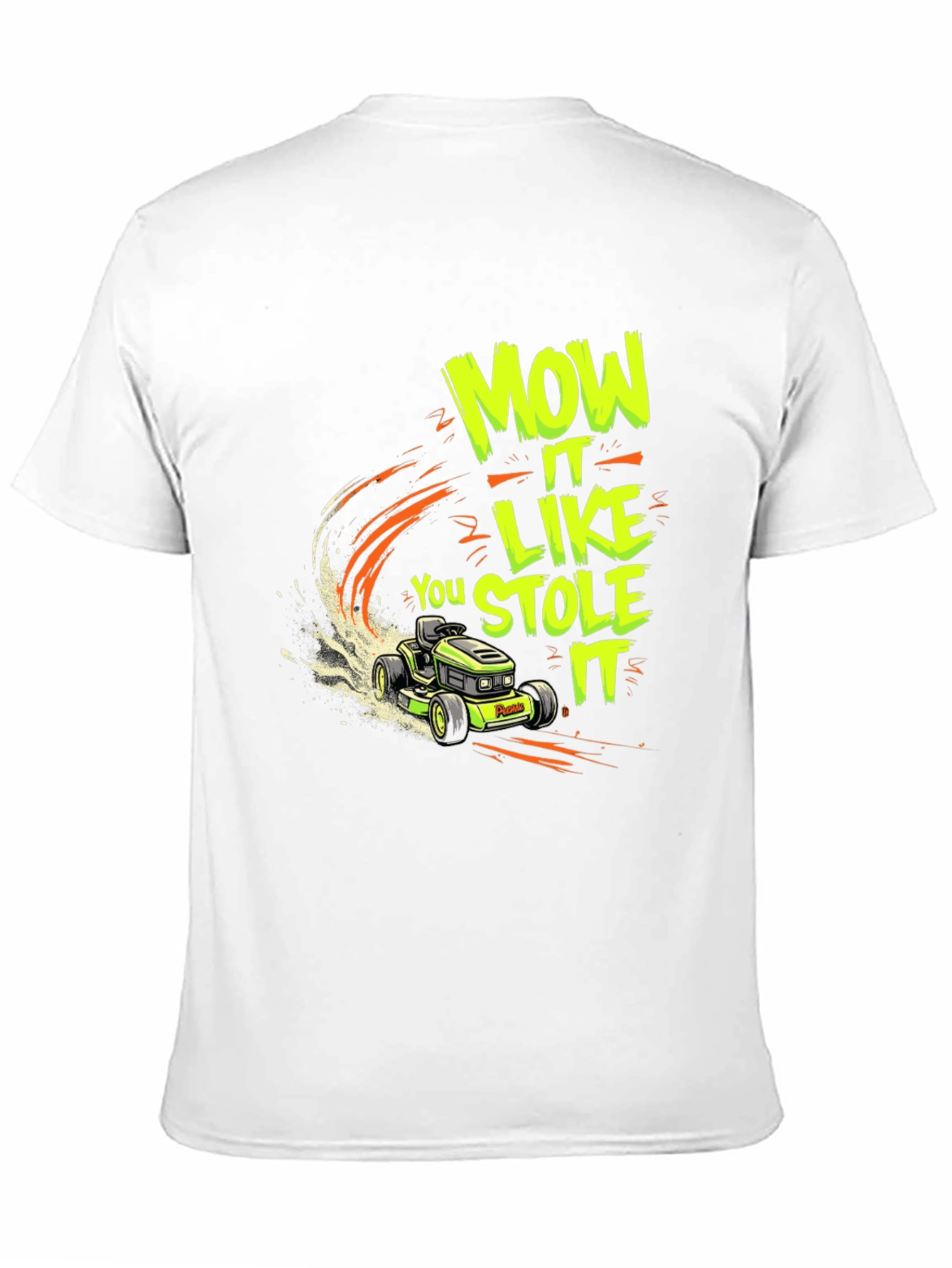 Mow It Like You Stole It Black T-Shirt