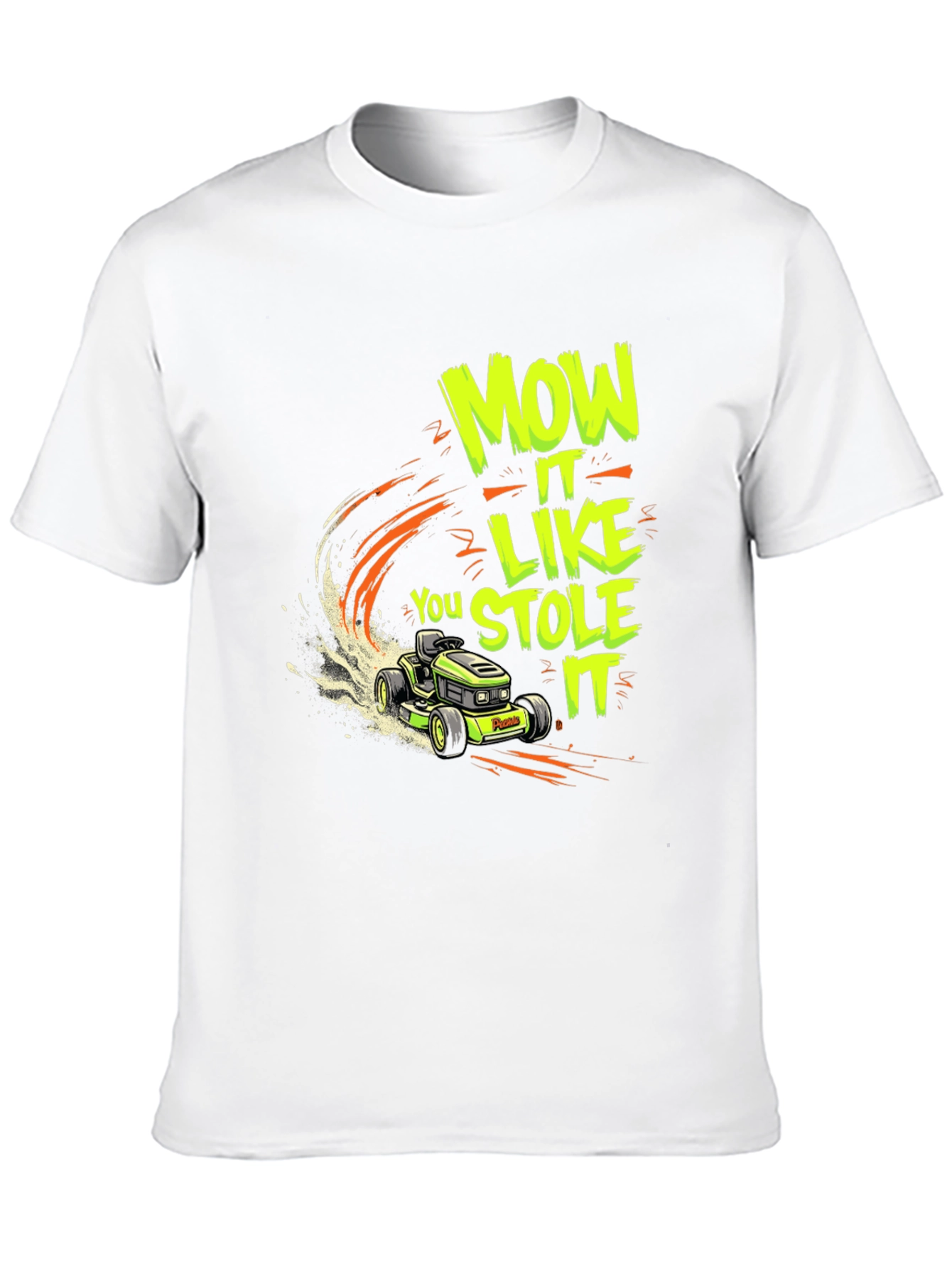 Mow It Like You Stole It Black T-Shirt
