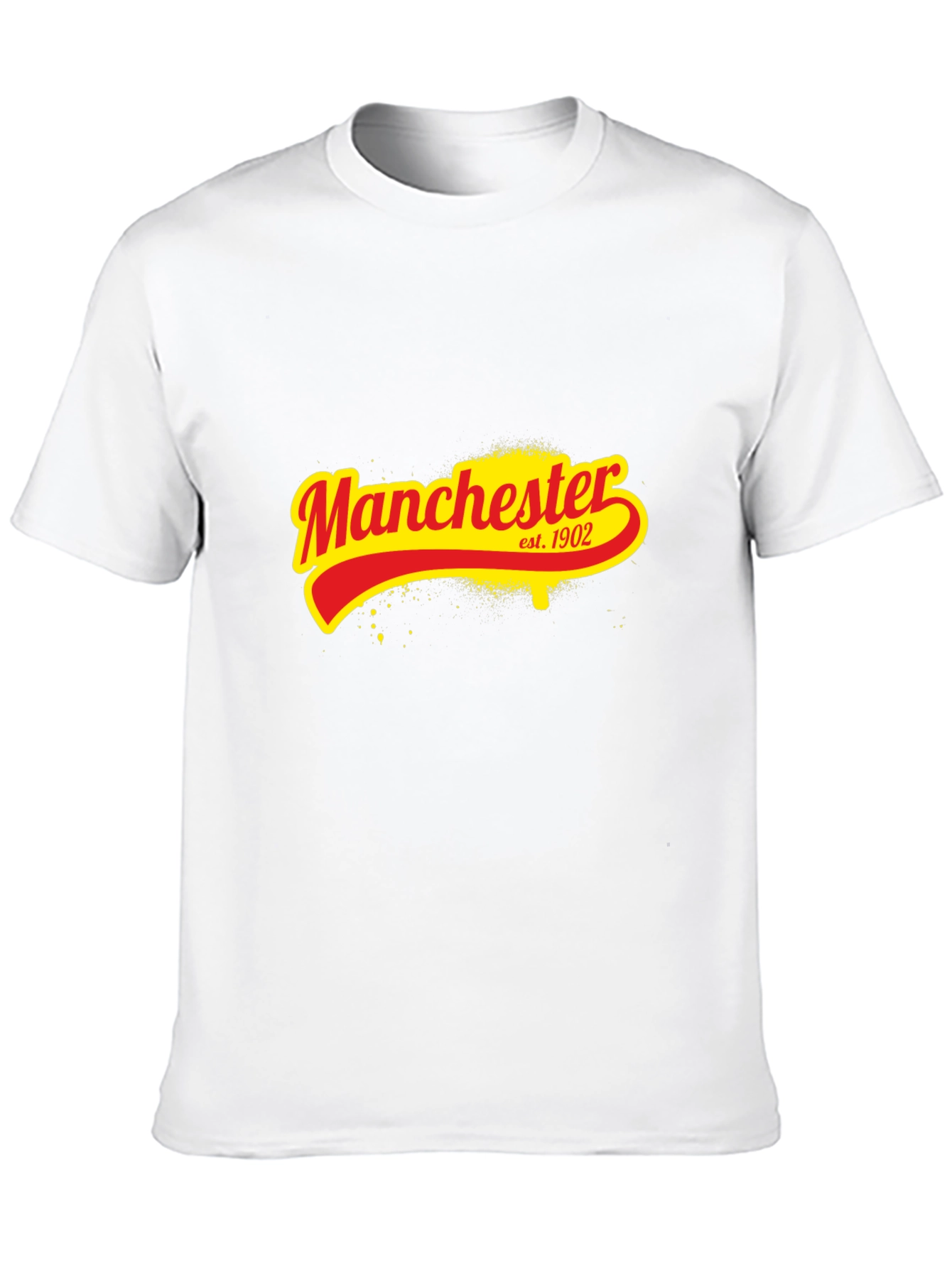 Manchester Est. 1902 Black Graphic T-Shirt