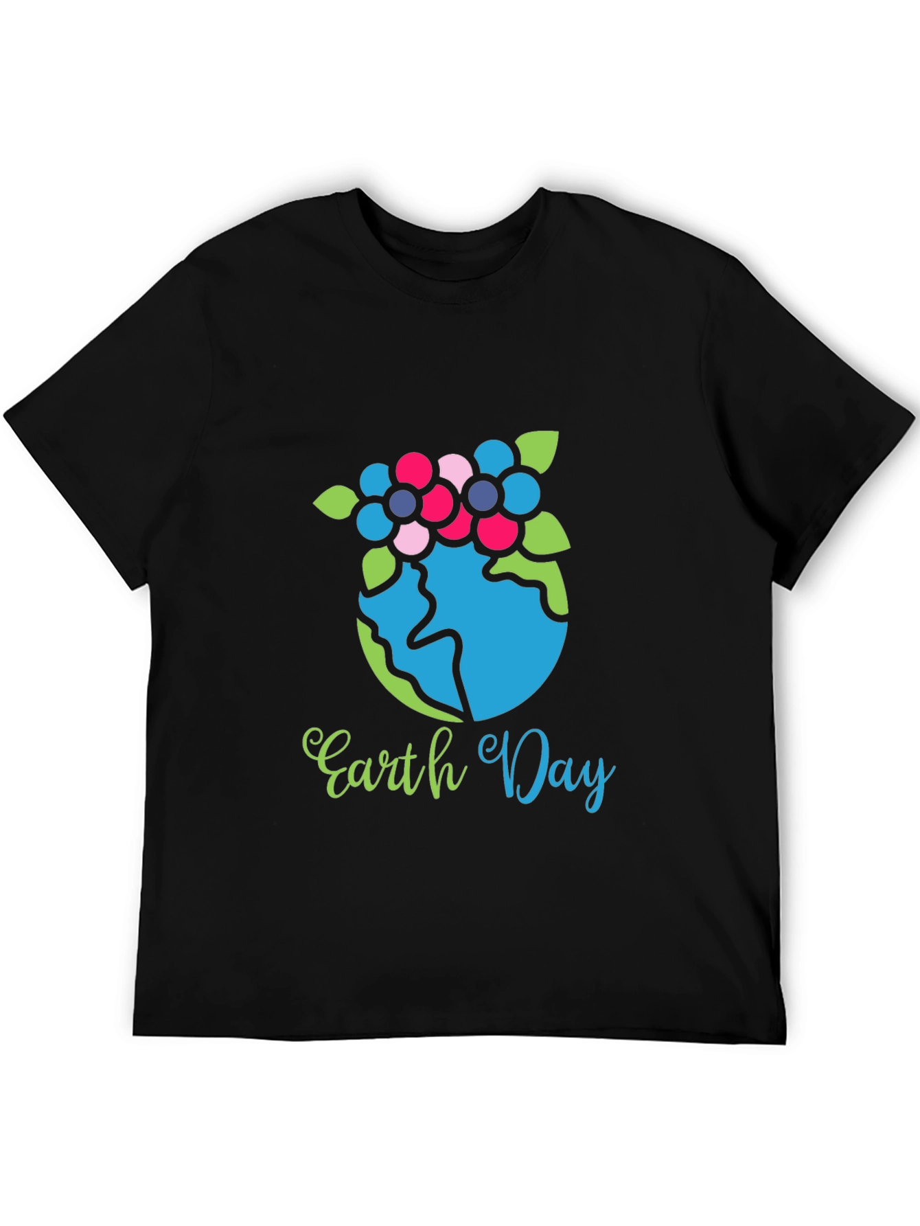 Earth Day Graphic Tee - Black