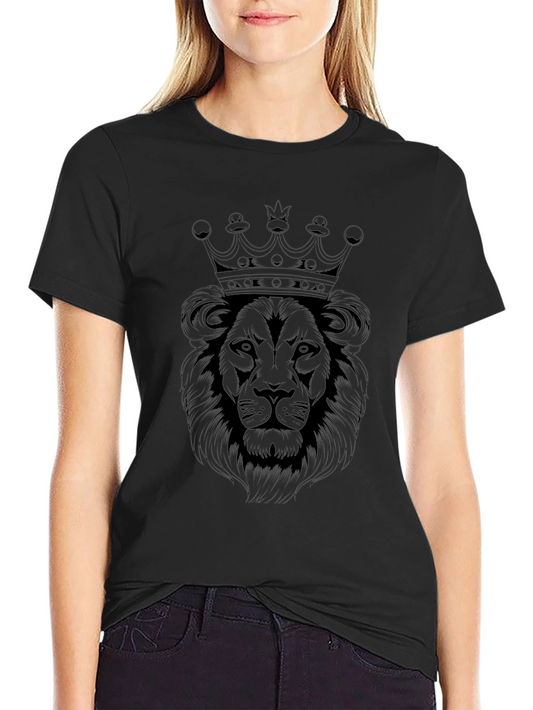 King Lion Graphic Tee - Mens Black T-Shirt