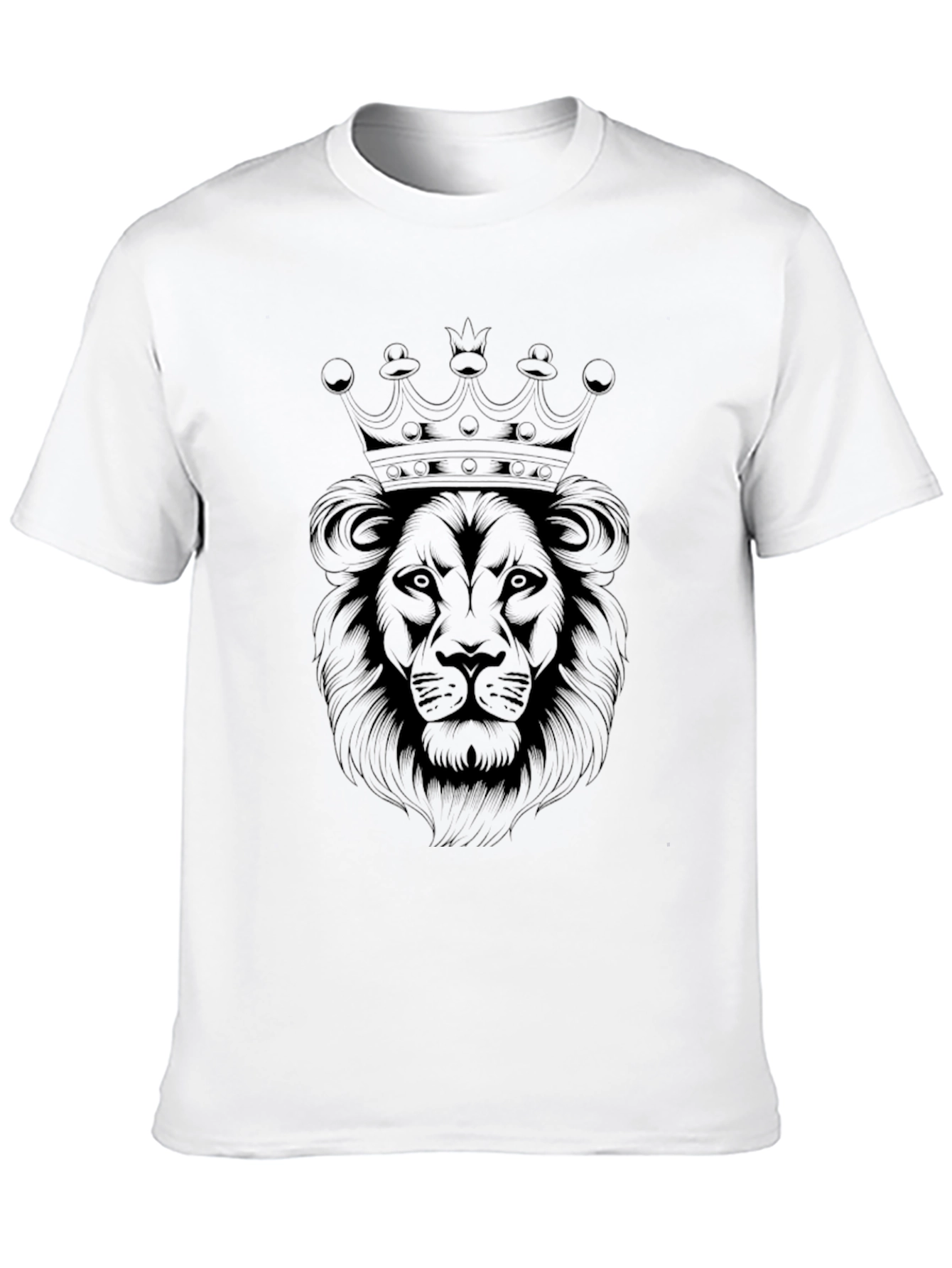King Lion Graphic Tee - Mens Black T-Shirt