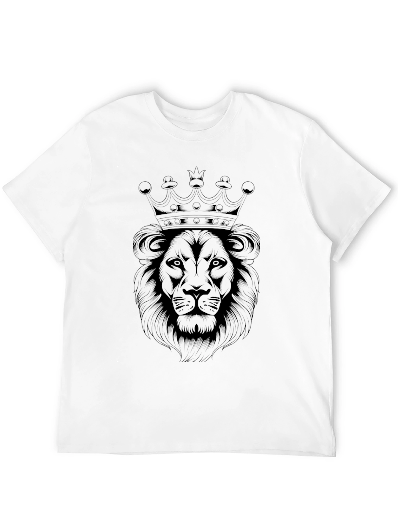 King Lion Graphic Tee - Mens Black T-Shirt