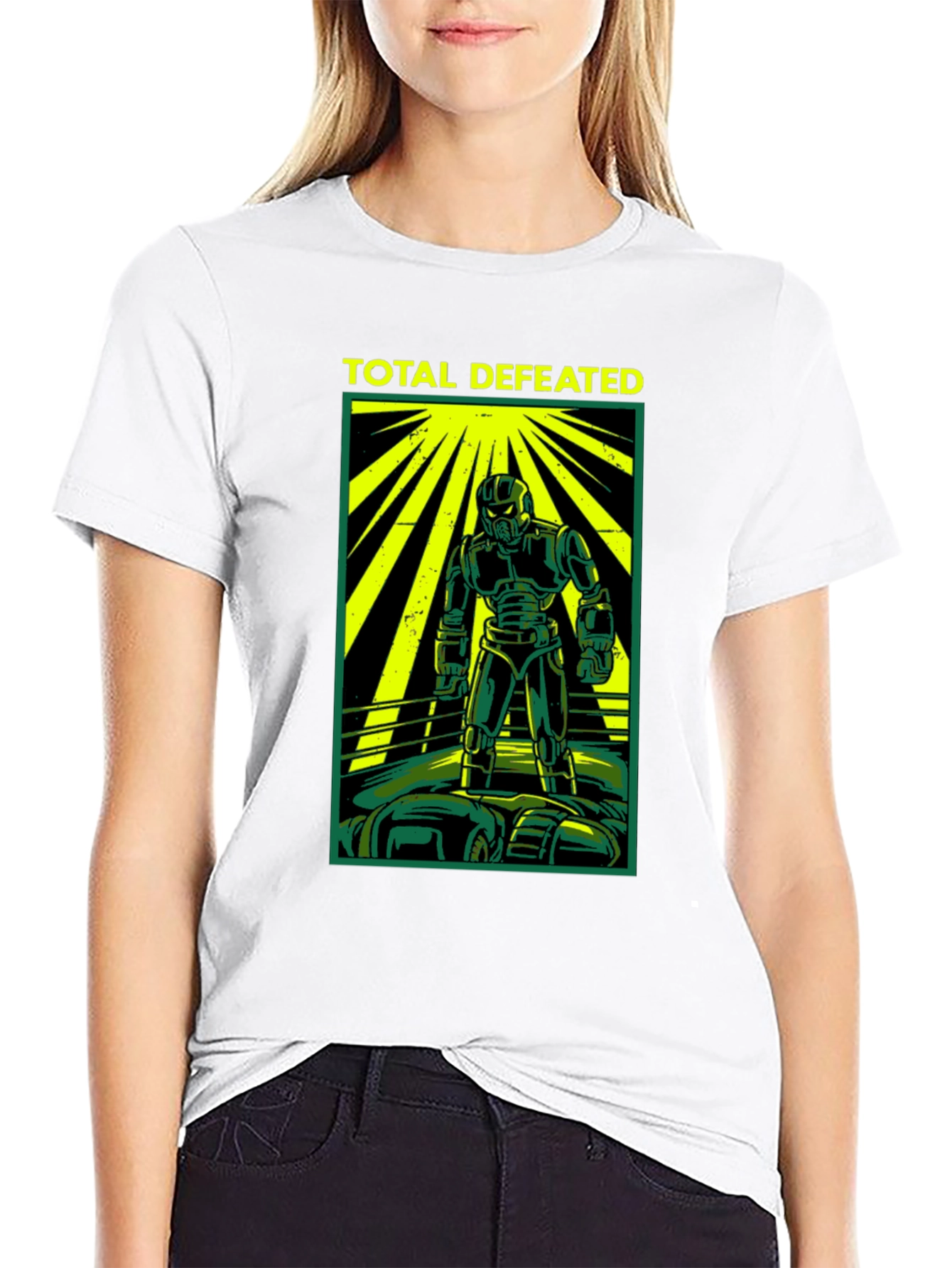 Total Defeated Graphic Tee - Black