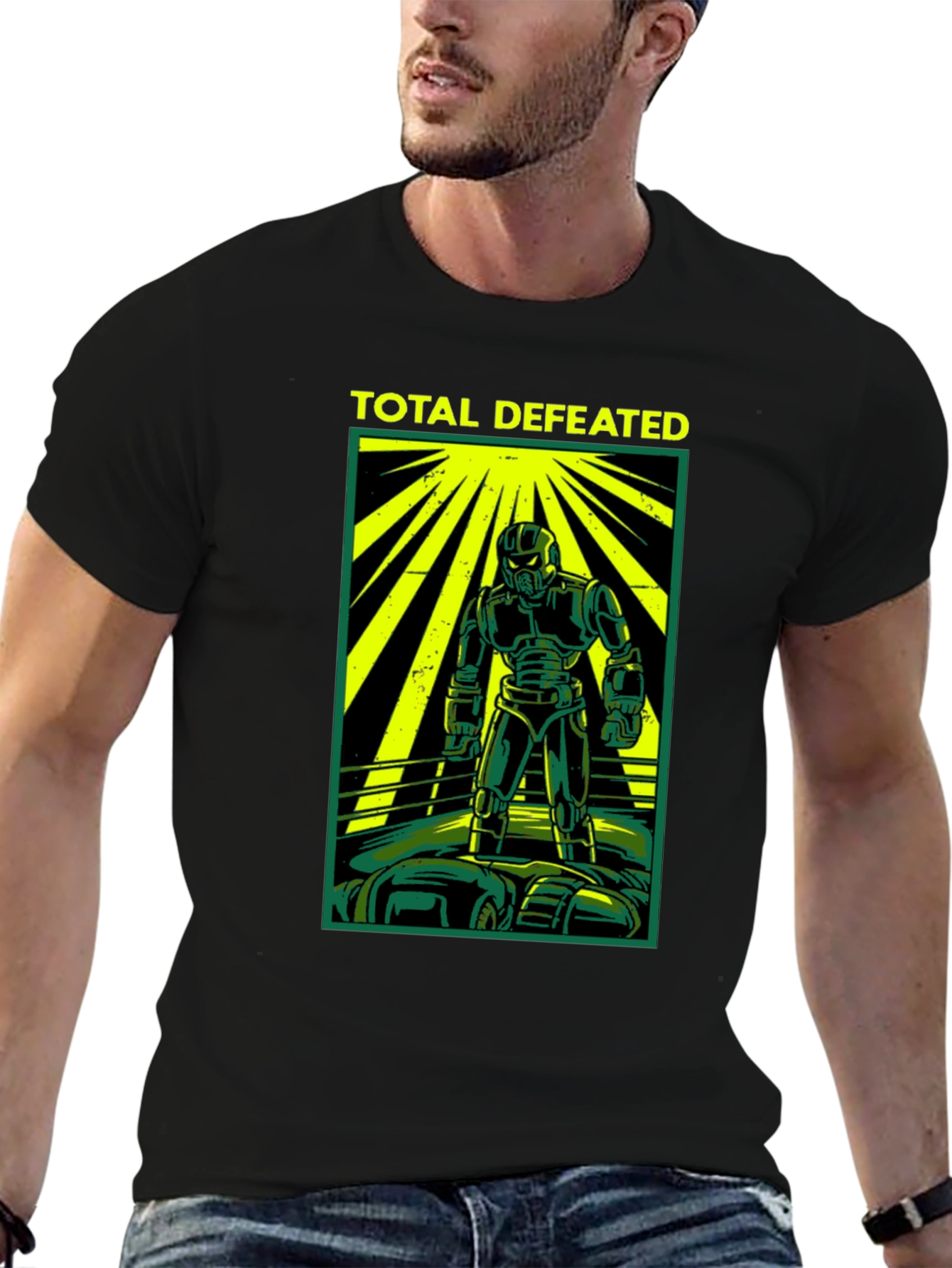 Total Defeated Graphic Tee - Black