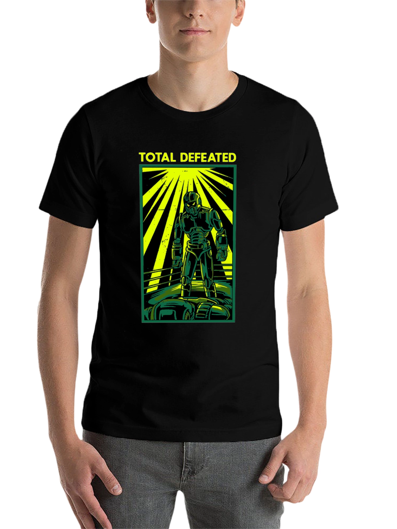 Total Defeated Graphic Tee - Black