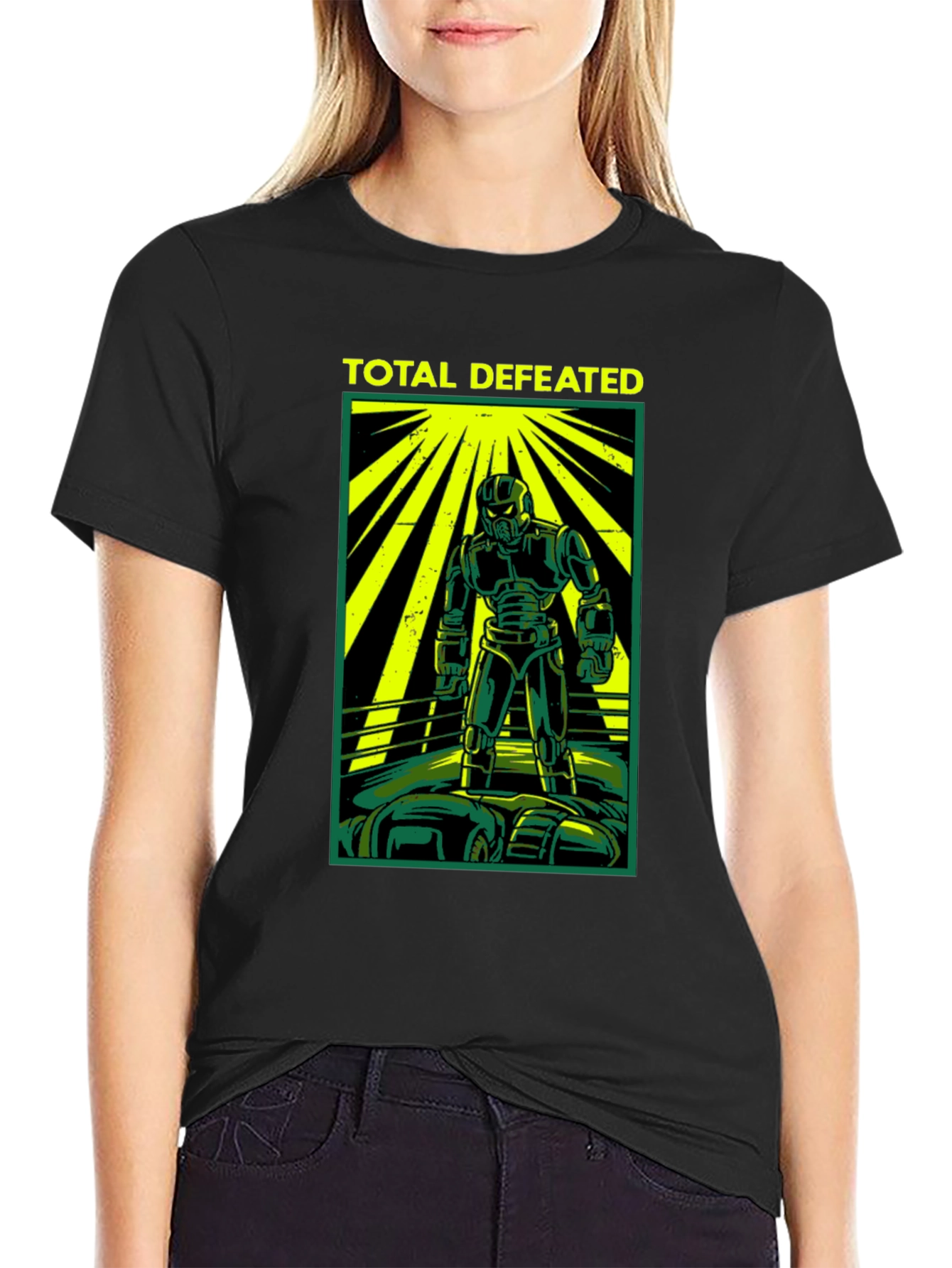 Total Defeated Graphic Tee - Black