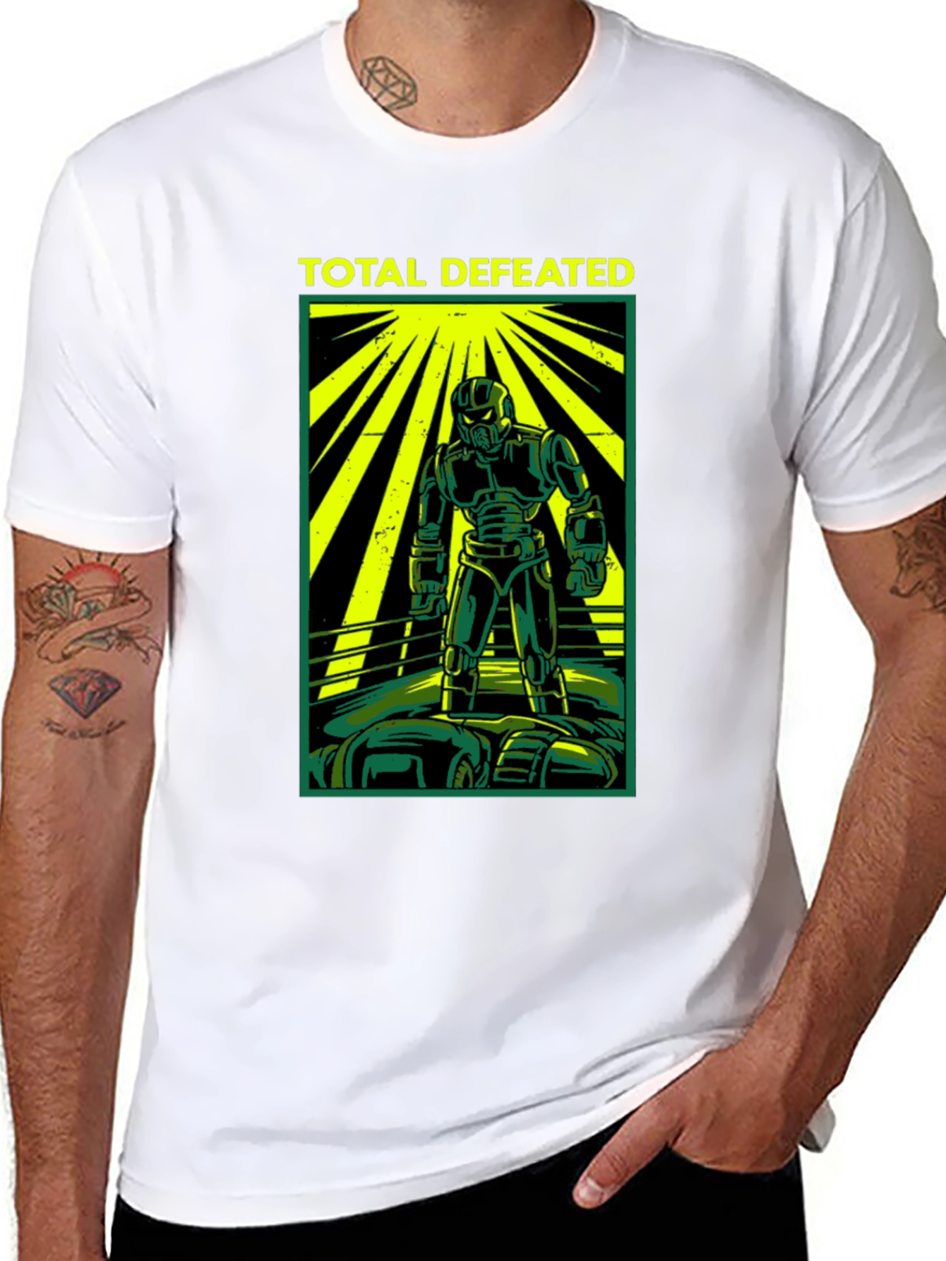 Total Defeated Graphic Tee - Black