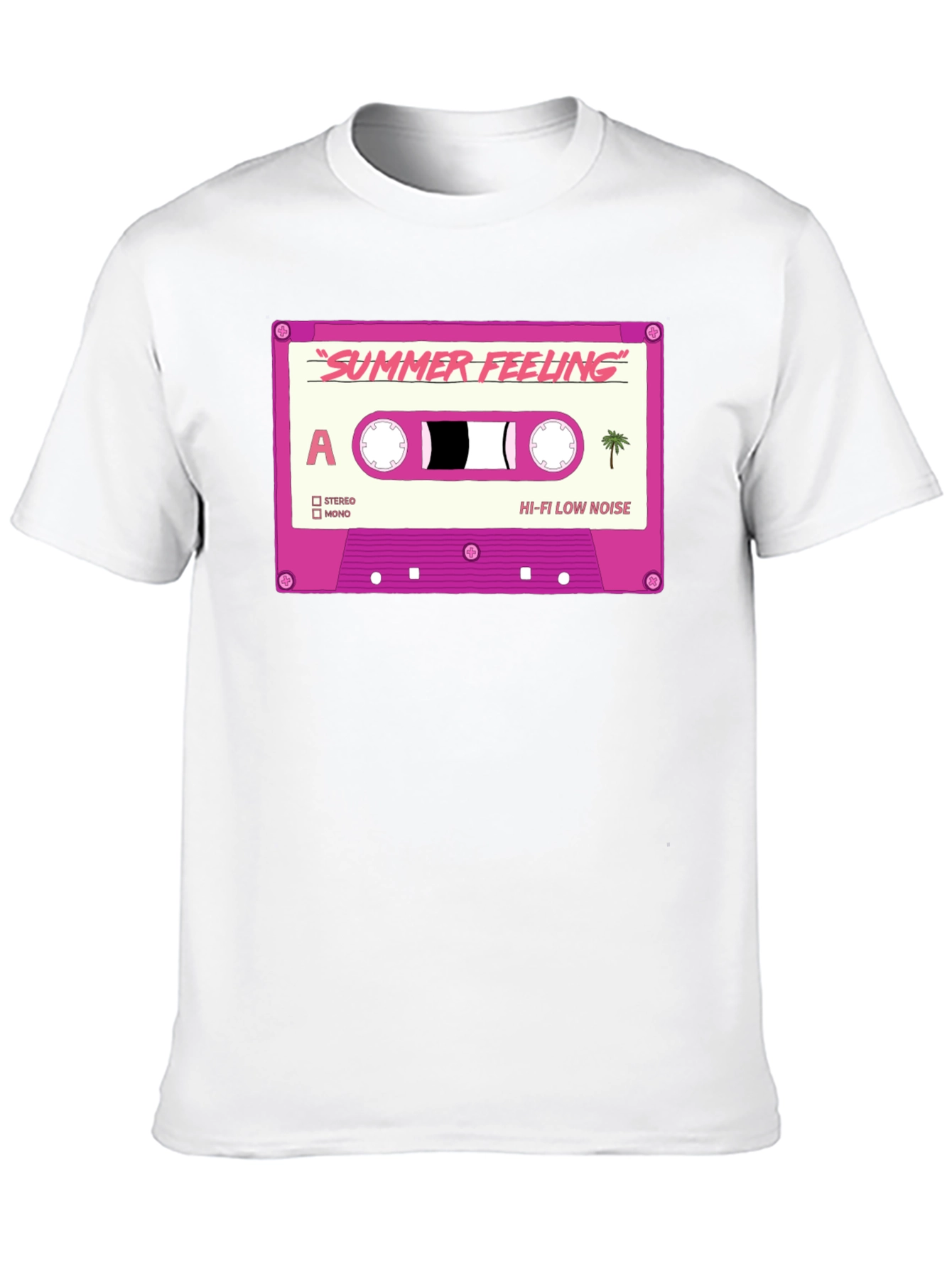 Summer Feeling Cassette Tape Graphic T-Shirt