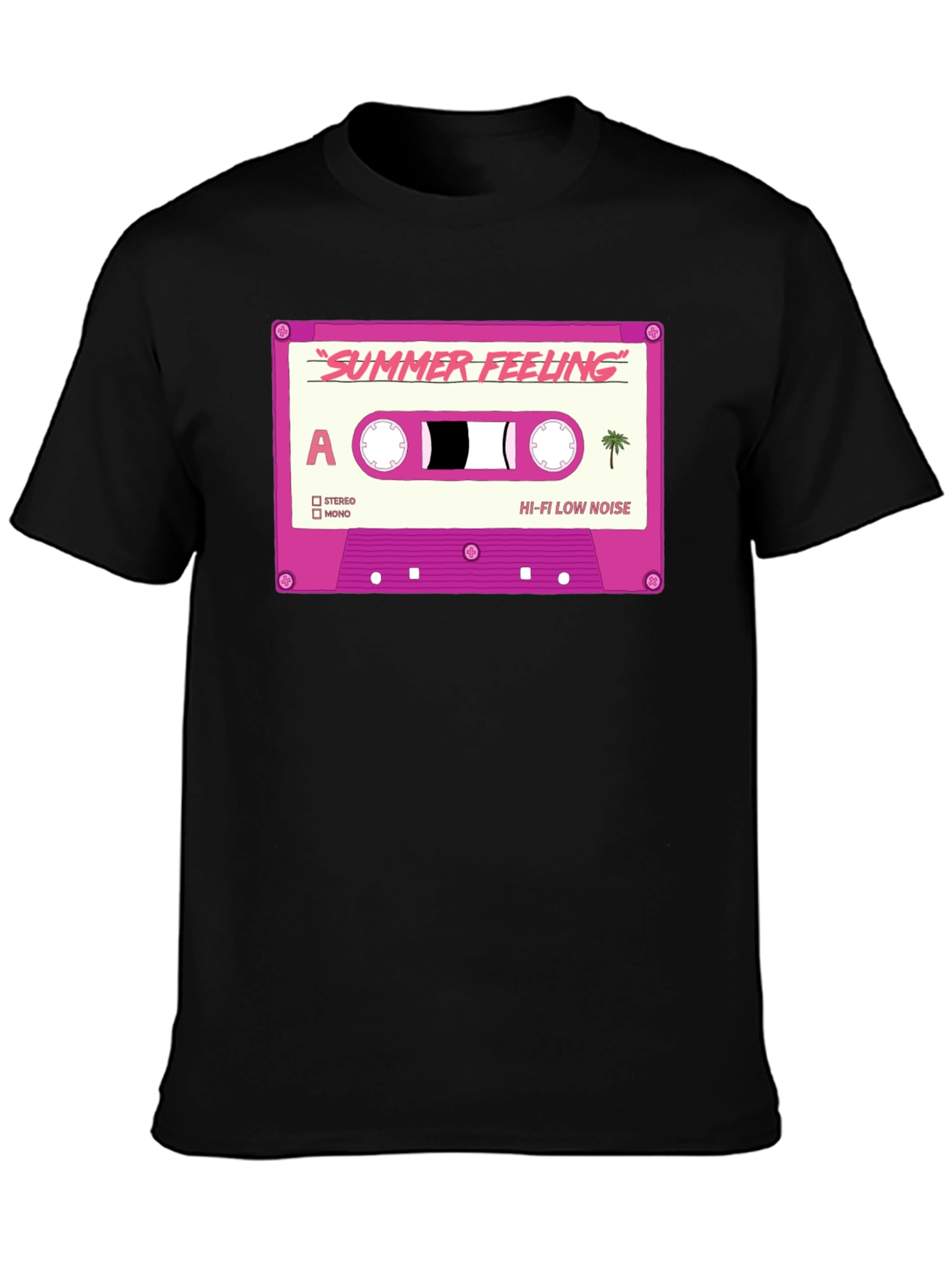 Summer Feeling Cassette Tape Graphic T-Shirt