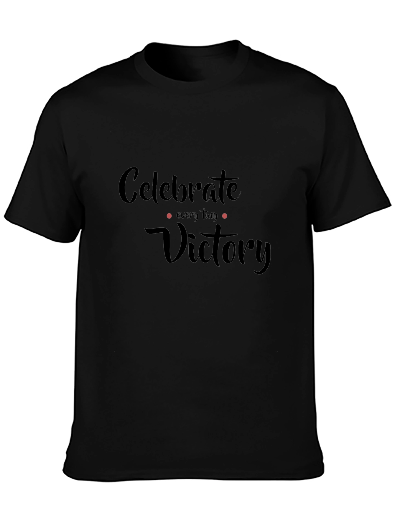 Celebrate Every Victory Graphic Tee - Black