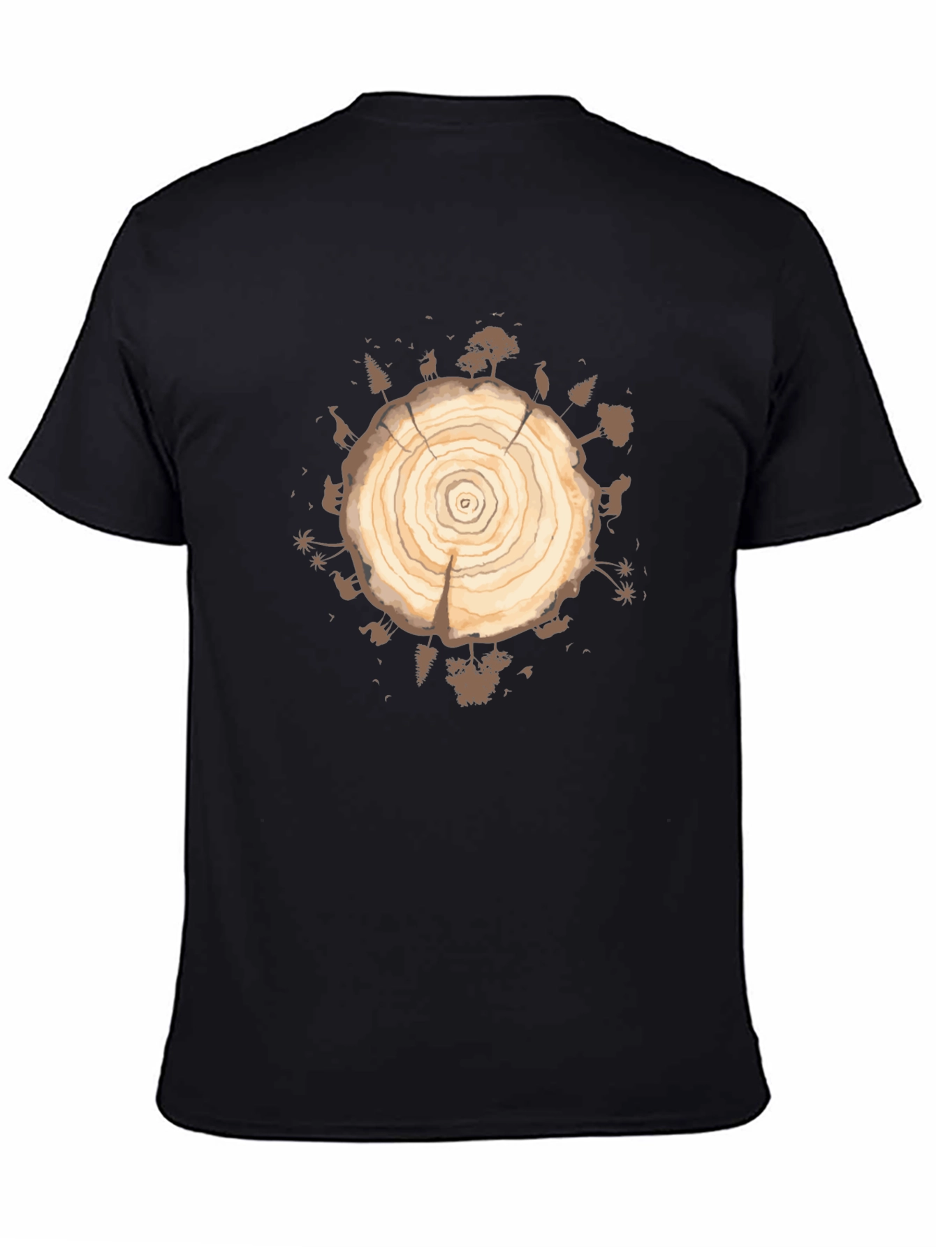 Tree Ring Graphic T-Shirt - Earth Day Apparel