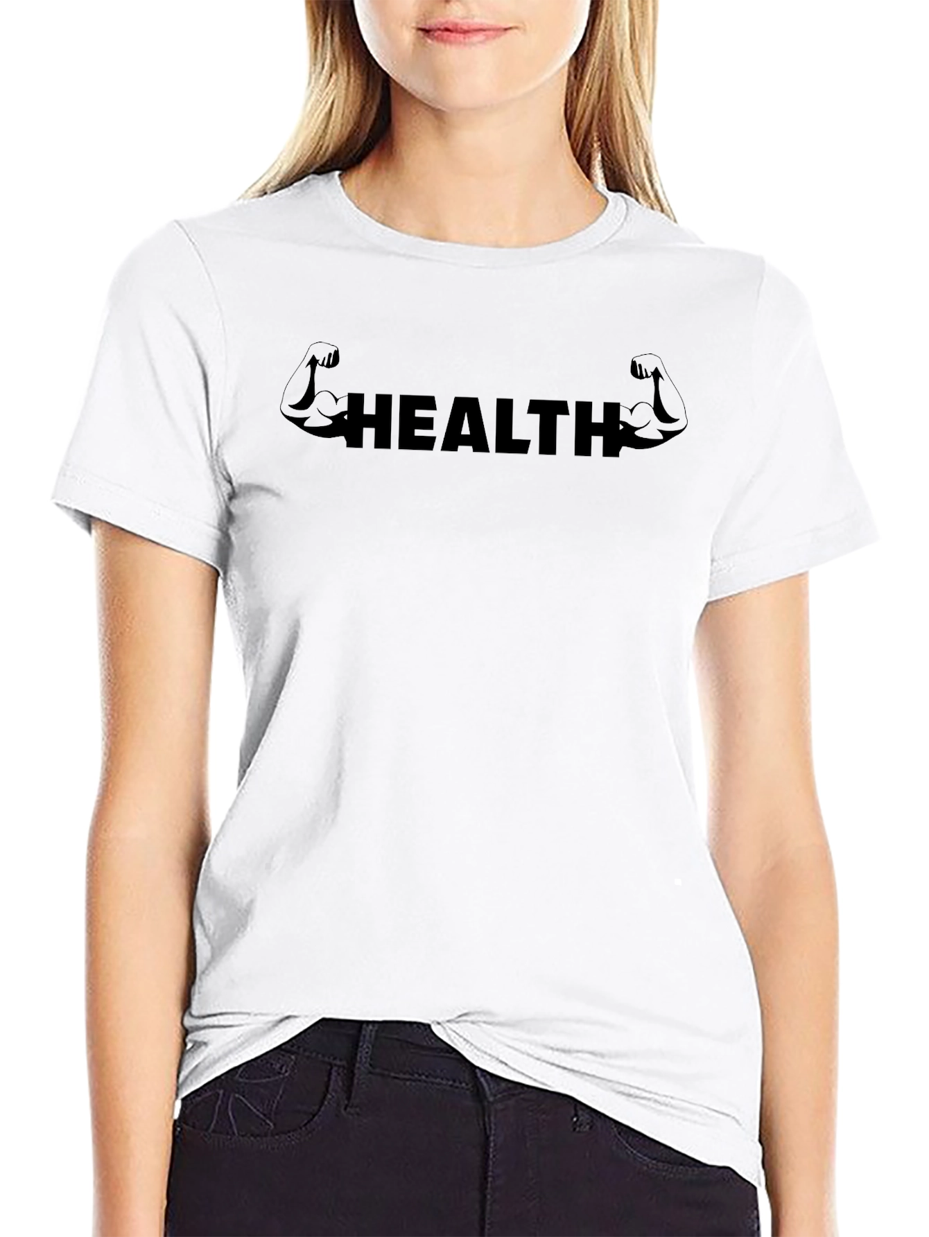 Health Buff Black T-Shirt