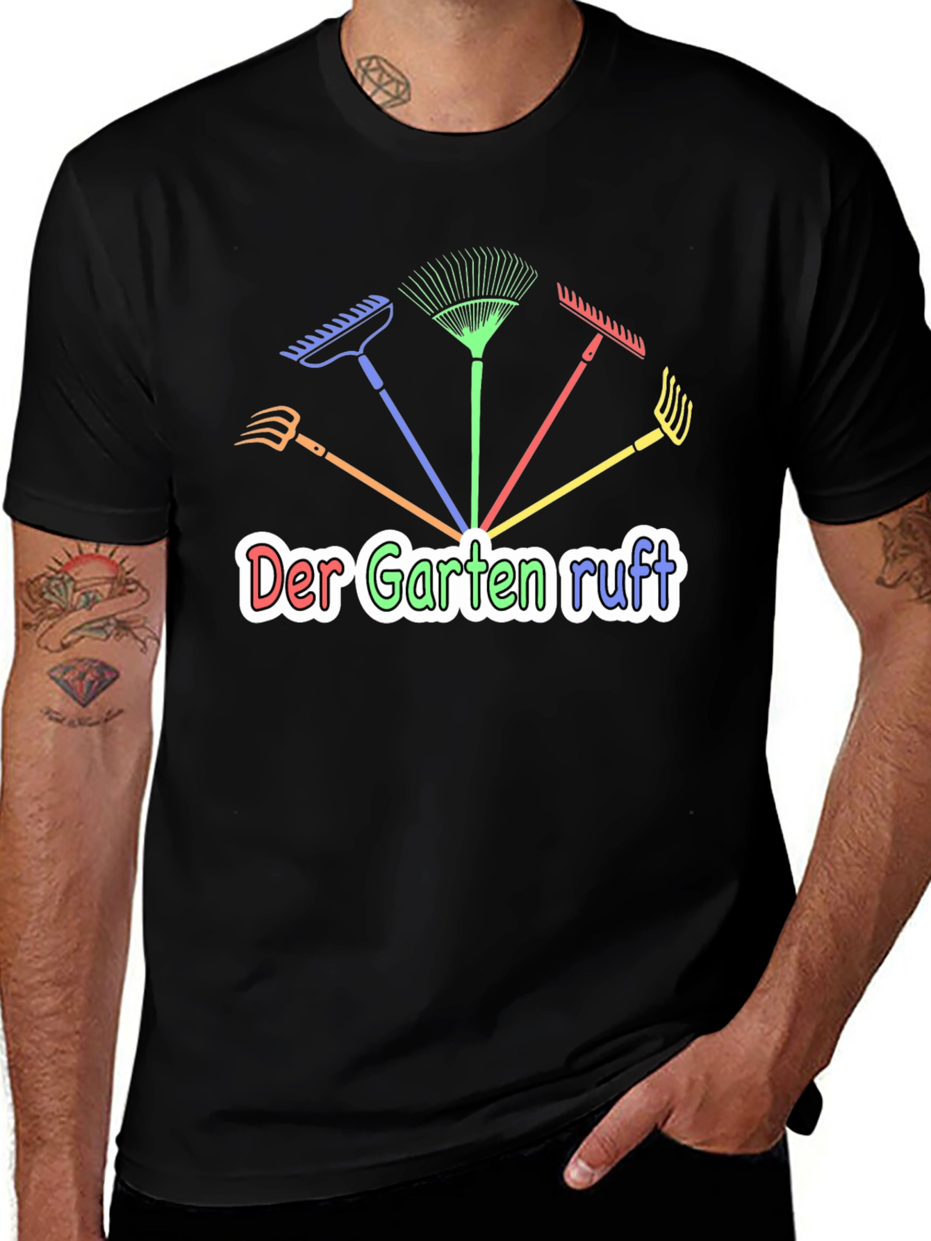 Der Garten Ruft T-Shirt - Garden Rakes Tee